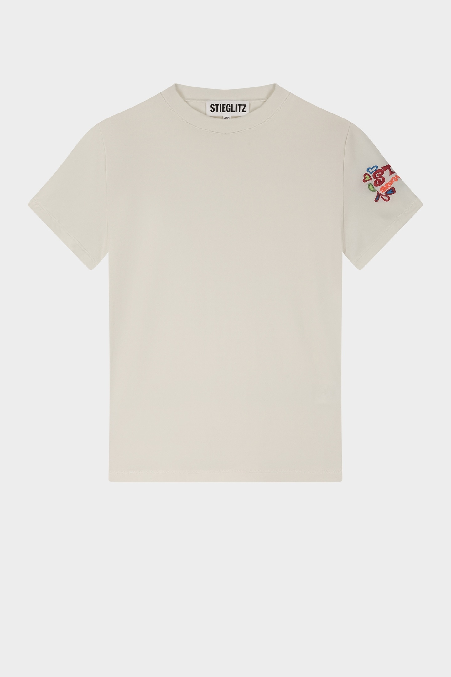 Stieglitz Faraiya Fitted T-shirt White Maat: S | Tops Outlet | Dames | Wit