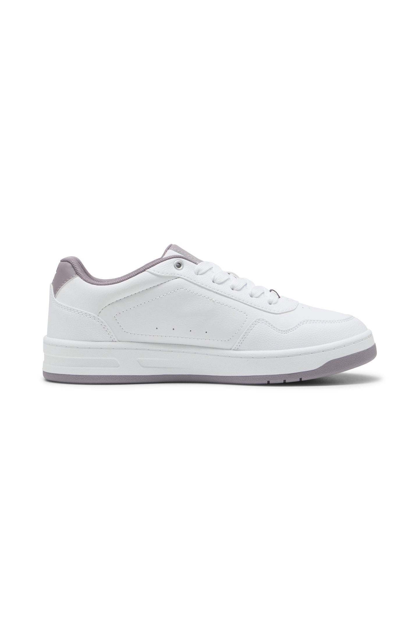 PUMA Court Classy White-plum Jam-silver Maat: 38 | Sneakers Outlet | Dames | Wit