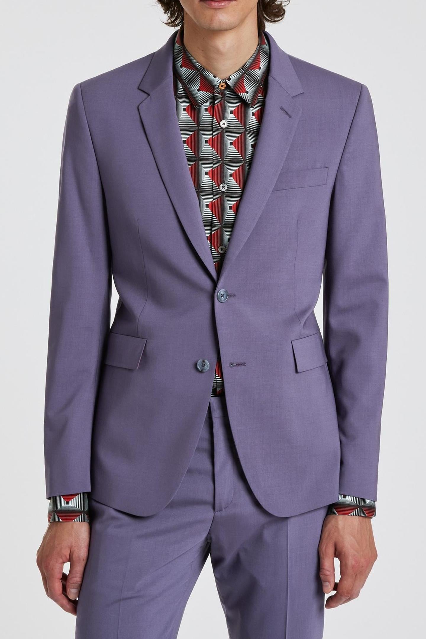 Paul Smith Gents Slim Fit 2btn Suit Purple Size: 52 R | Blazers Outlet | Heren | Paars