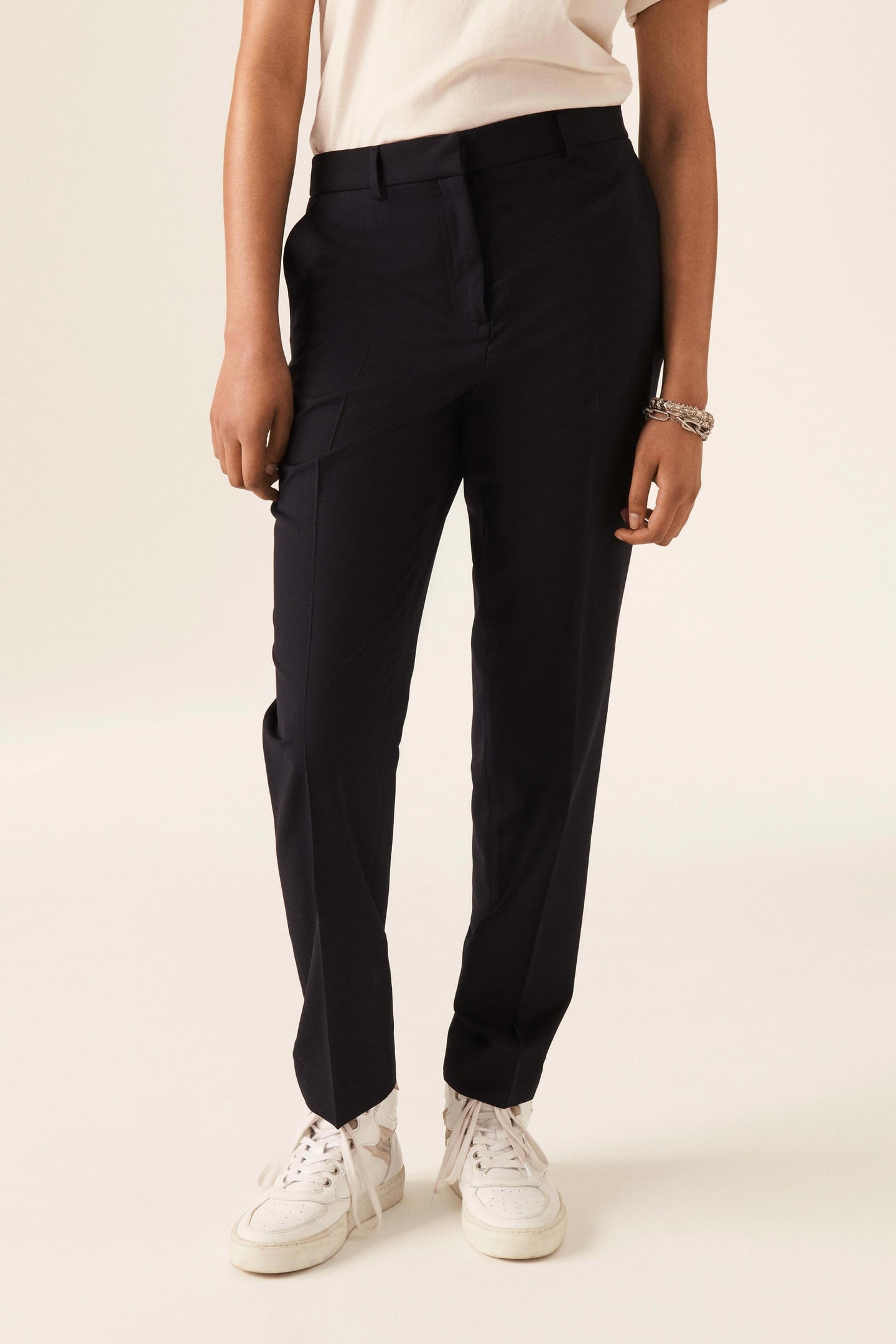 BA&SH Skinny Trousers Marine Maat: S | Pantalons Outlet | Dames | Blauw