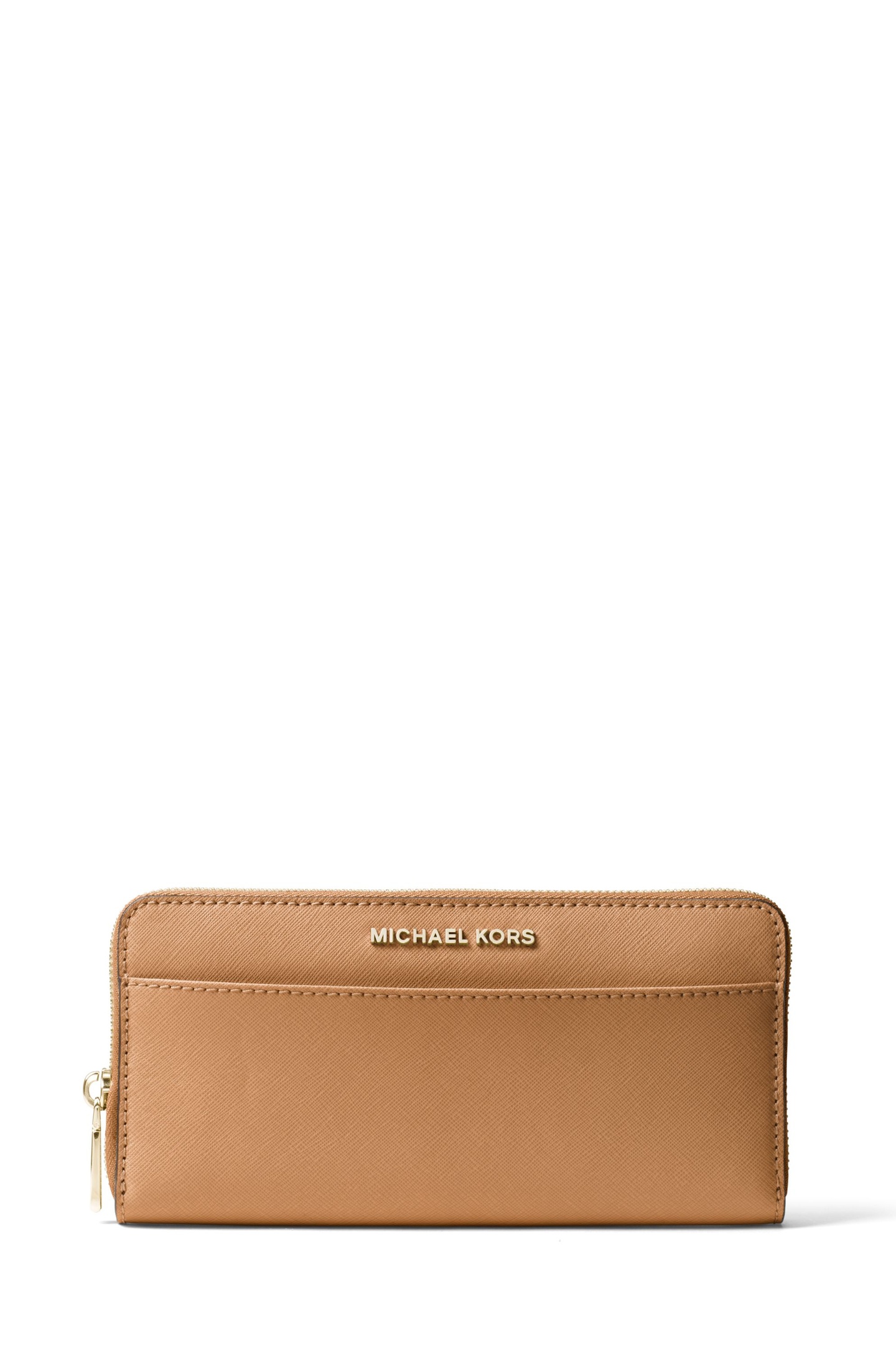 Michael Kors Pocket Za Contntl Acorn Maat: OS | Portemonnees Outlet | Dames | Bruin