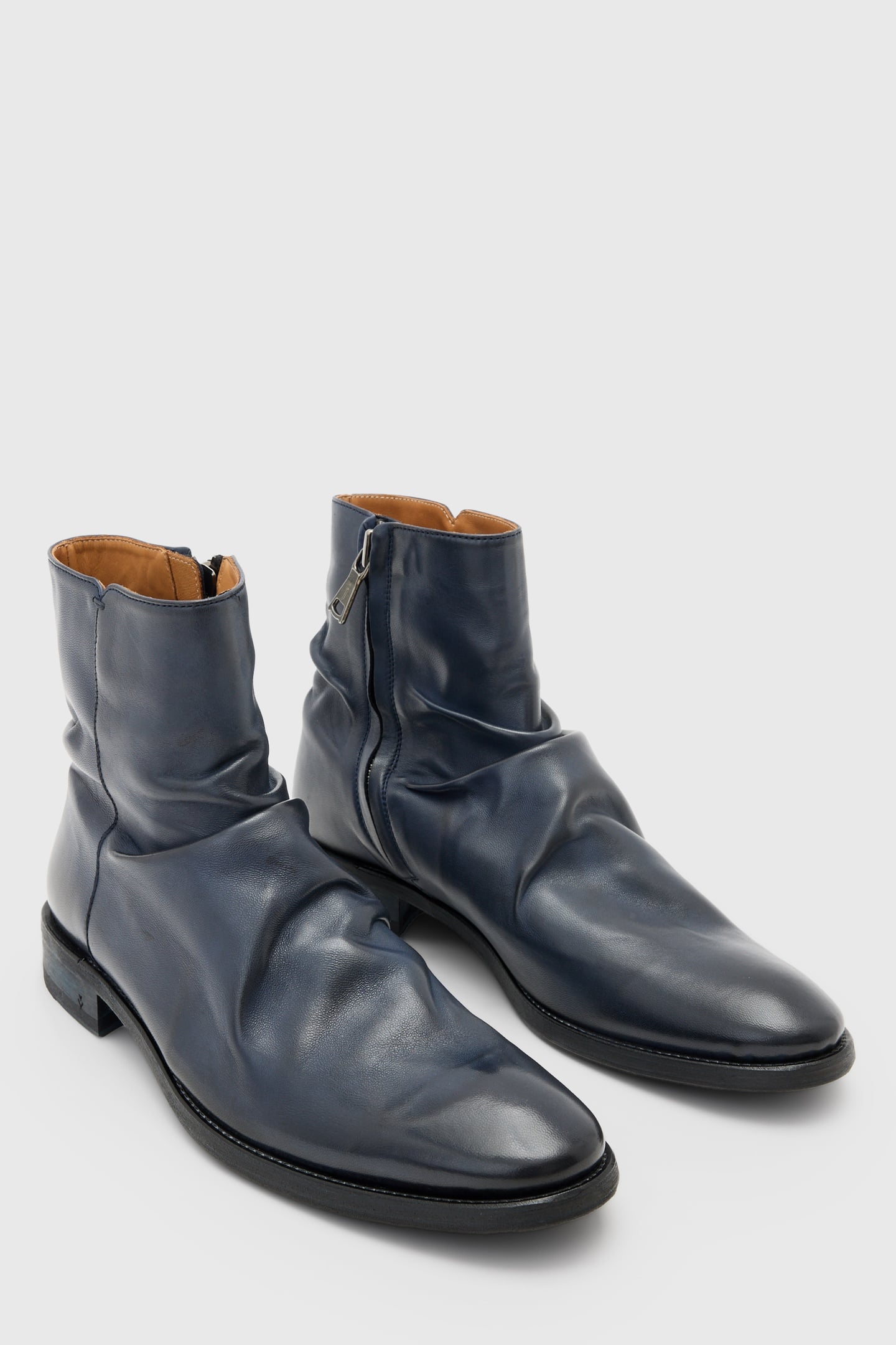 John Varvatos Morrison Sharpei Boot Navy Maat: 8.5 | Laarzen Outlet | Heren | Blauw