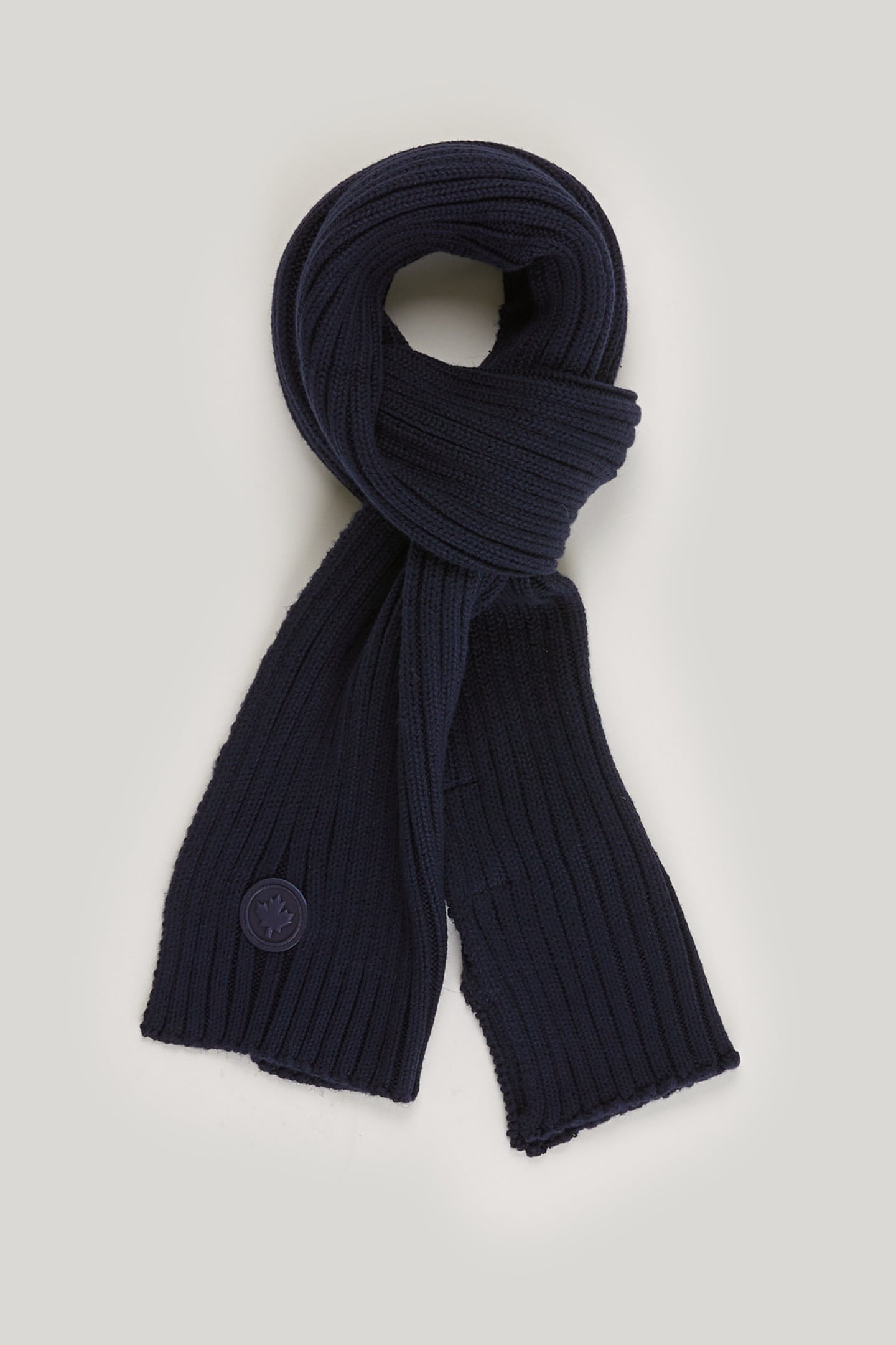 River Woods Rib Scarf Blue Maat: 10/16 | Accessoires Outlet | Unisex | Blauw