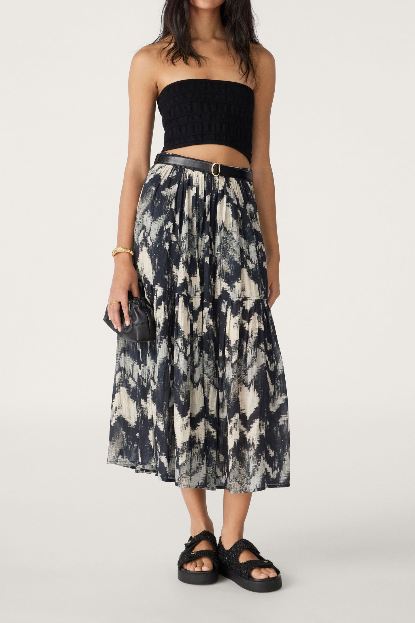 BA&SH Lady Top Black Maat: XS | Mouwloze Tops Outlet | Dames | Zwart