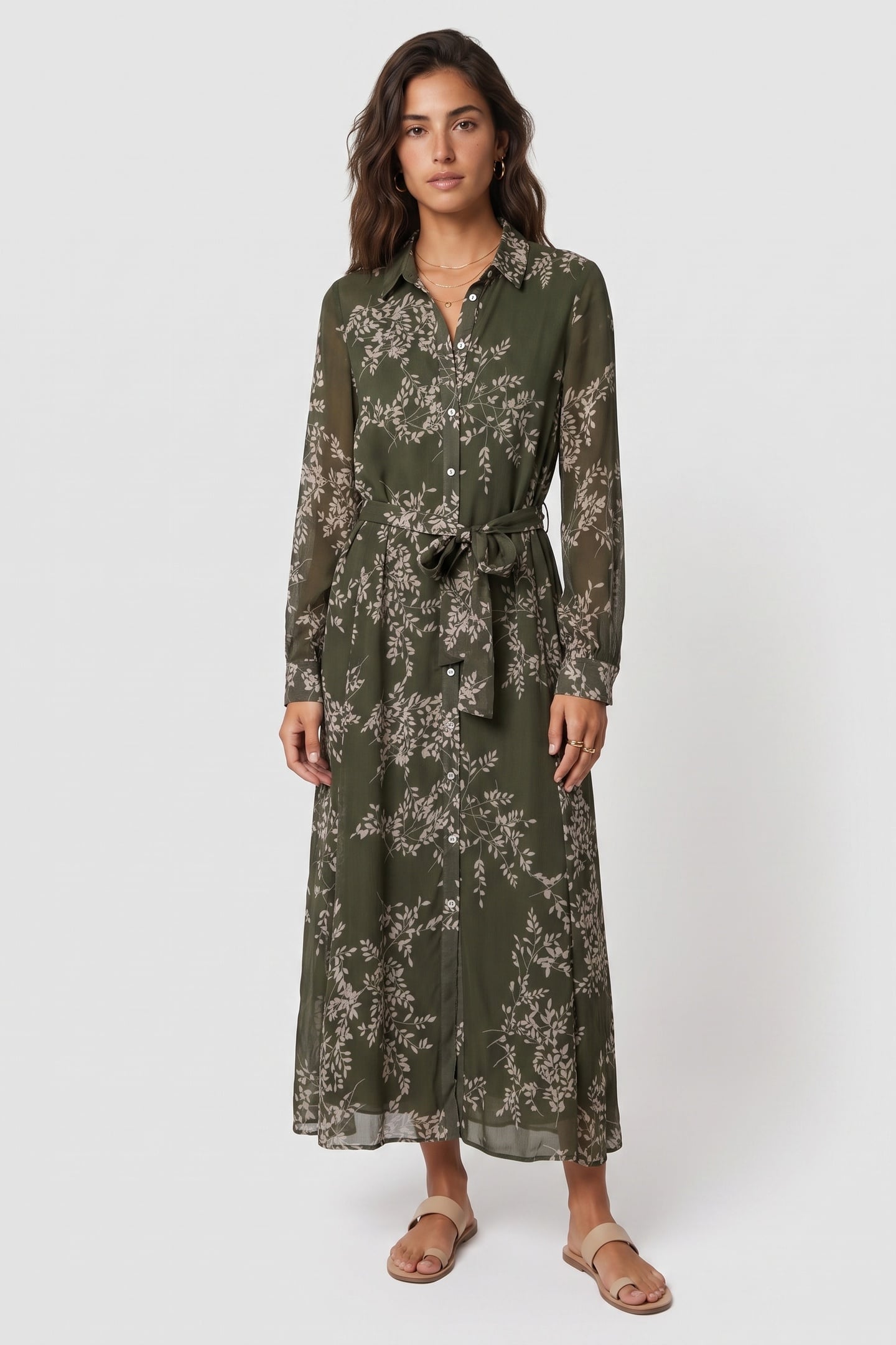 Josephine & Co Kamilla Dress Forrest Print Size: 34 | Maxi Dresses Outlet | Dames | Groen