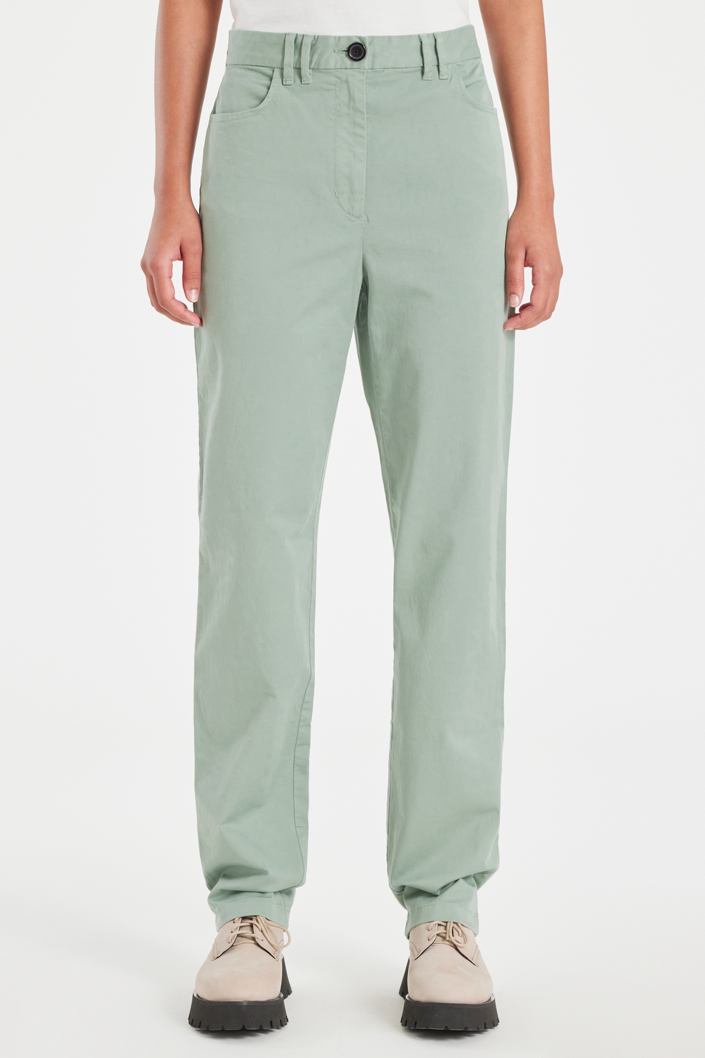 Paul Smith Womens Trousers Military Green Größe: 36 | Chinos Outlet | Damen | Grün