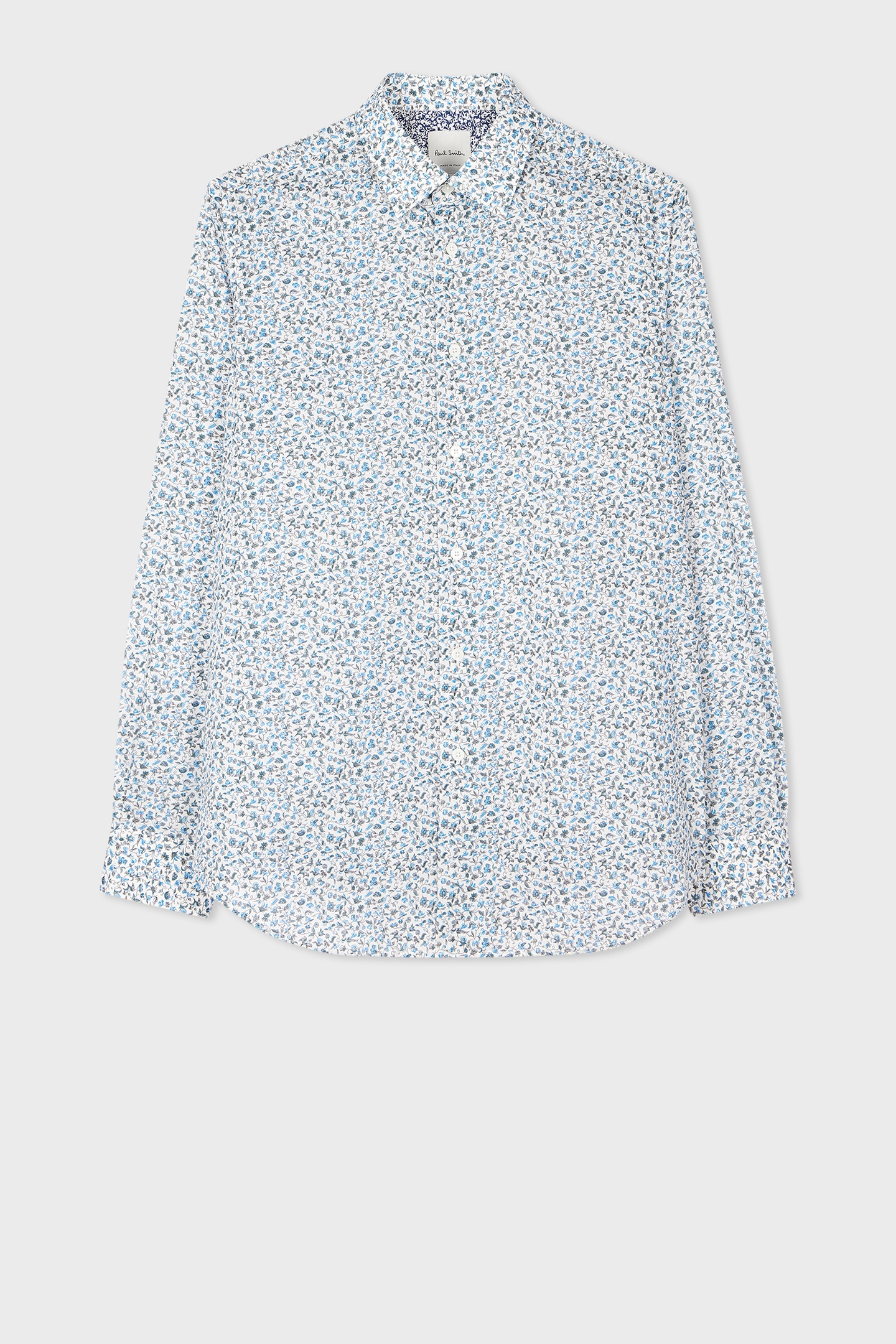 Paul Smith Mens S/c Tailored Fit Shirt Light Blue Maat: 16 | Casual Overhemden Outlet | Heren | Blauw