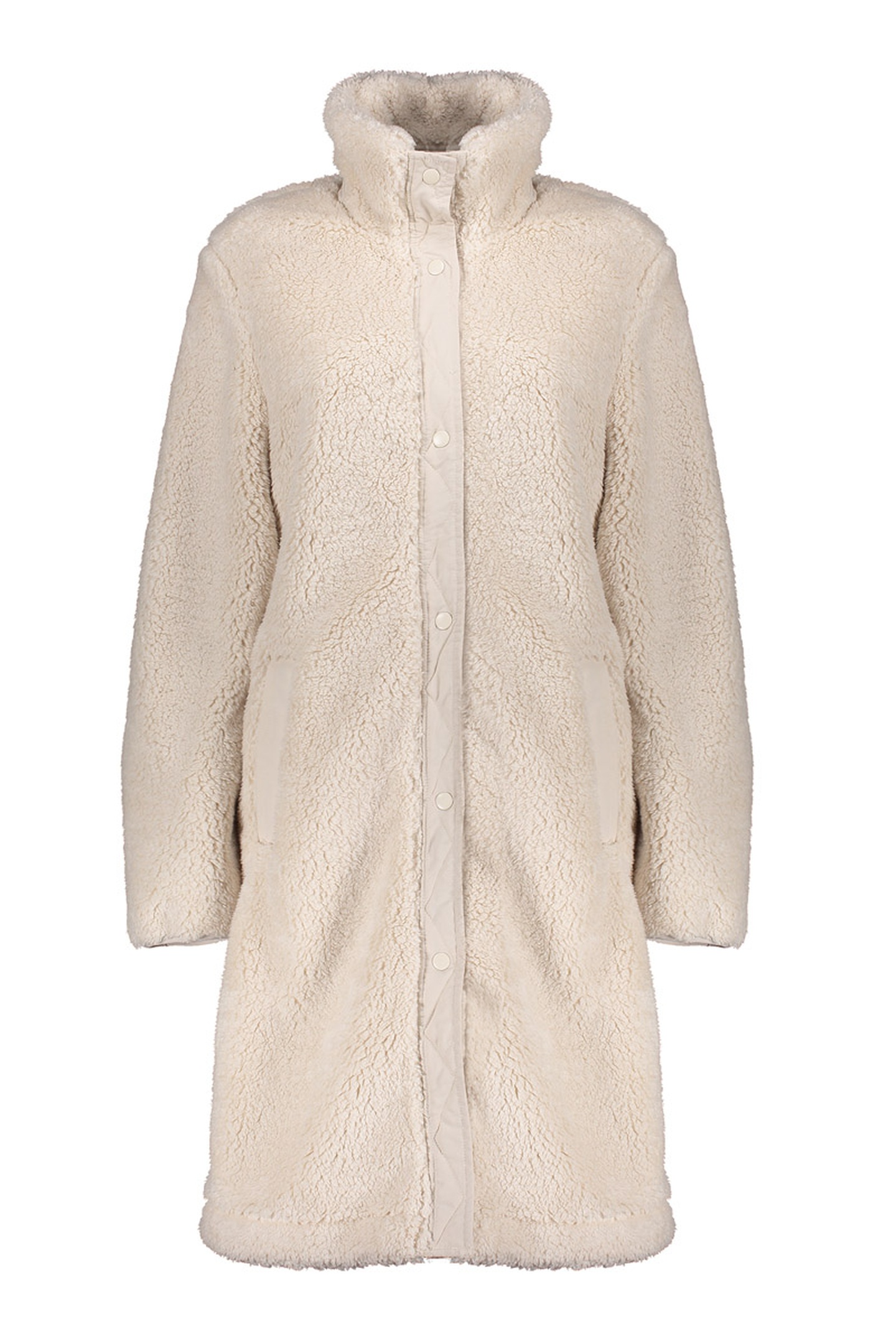 Geisha Jacket Teddy Mid Off-white Maat: L | Winterjassen Outlet | Dames | Wit