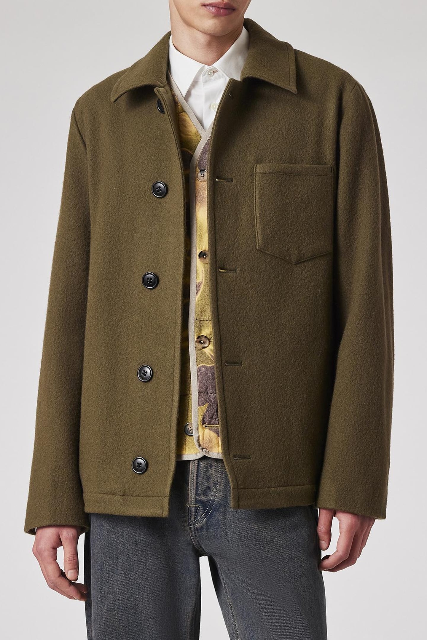 Paul Smith Mens Jacket Dark Brown Maat: S | Lichte Jassen Outlet | Heren | Bruin