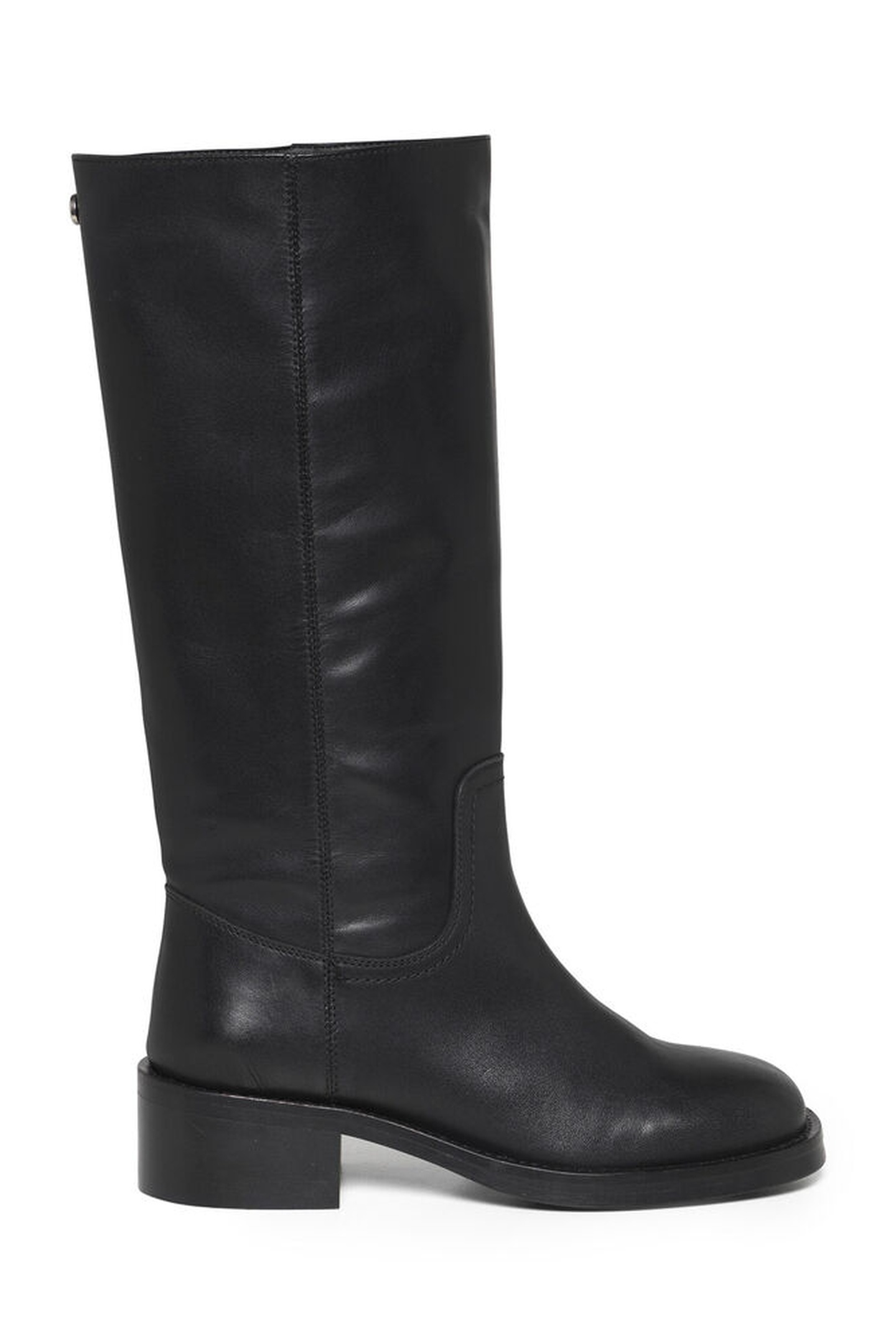Steve Madden Riggs-e Boots Black Leather Maat: 39 | Laarzen Outlet | Dames | Zwart