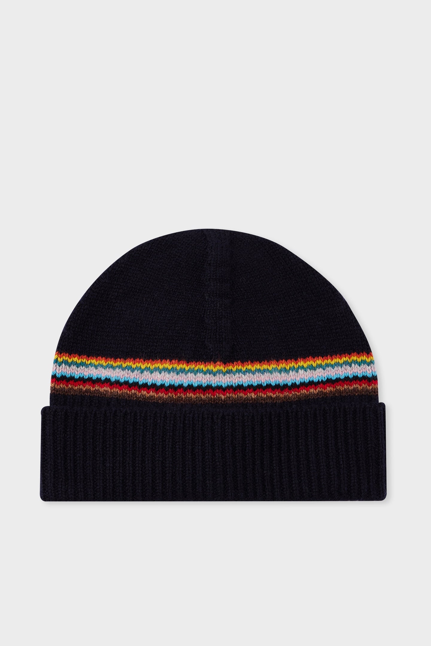 Paul Smith Men Beanie Sig Block Strp Navy Maat: OS | Petten Outlet | Heren | Blauw