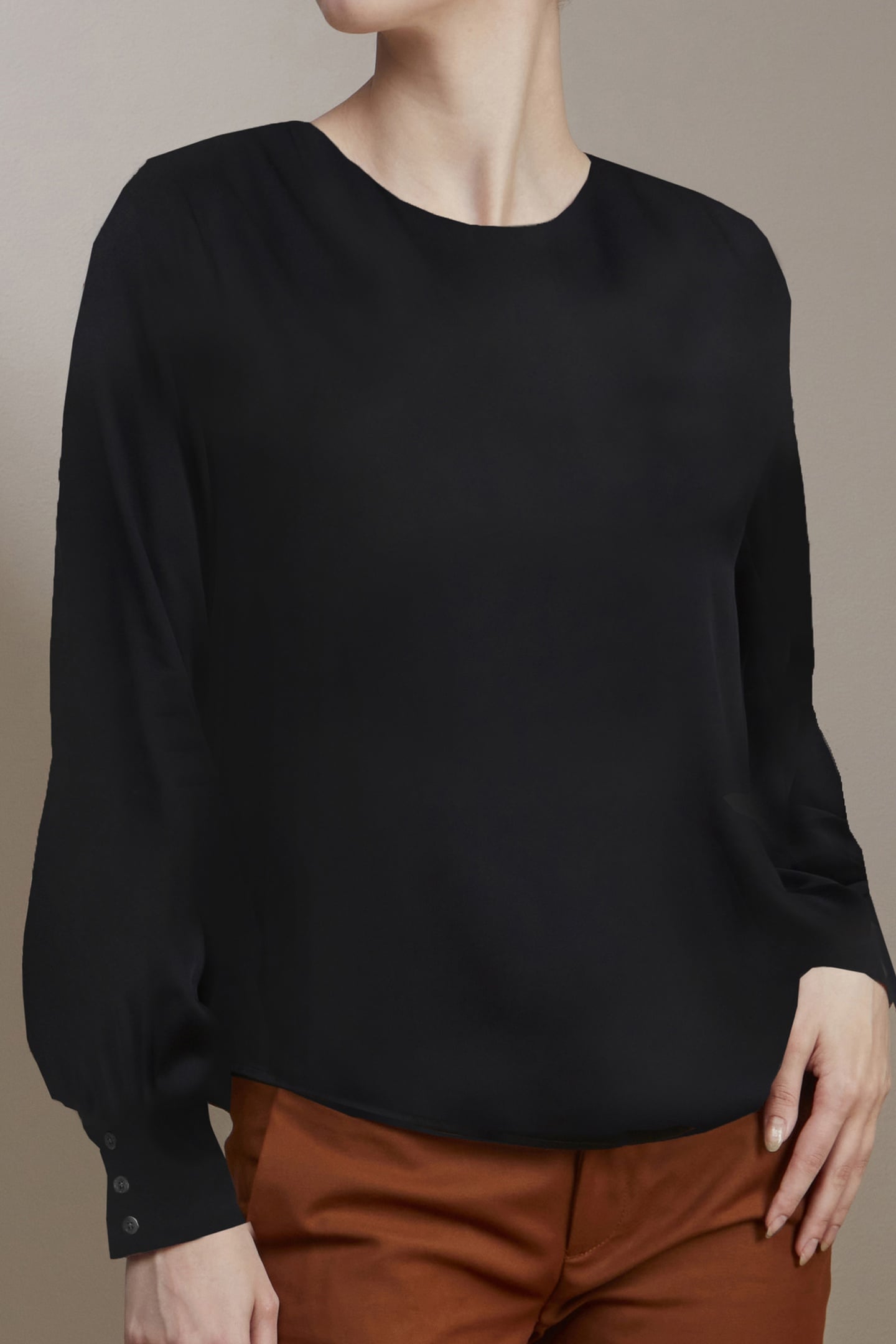 Stenströms Clarie, Blouse Black Maat: 34 | Longsleeves Outlet | Dames | Zwart