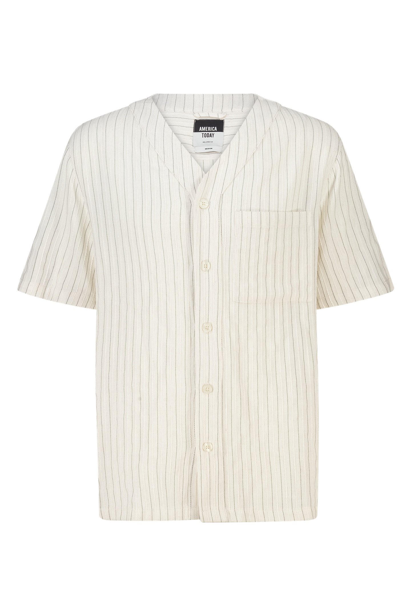 America Today Iker White/grey Taille: XL | Casual chemises Outlet | Homme | Blanche