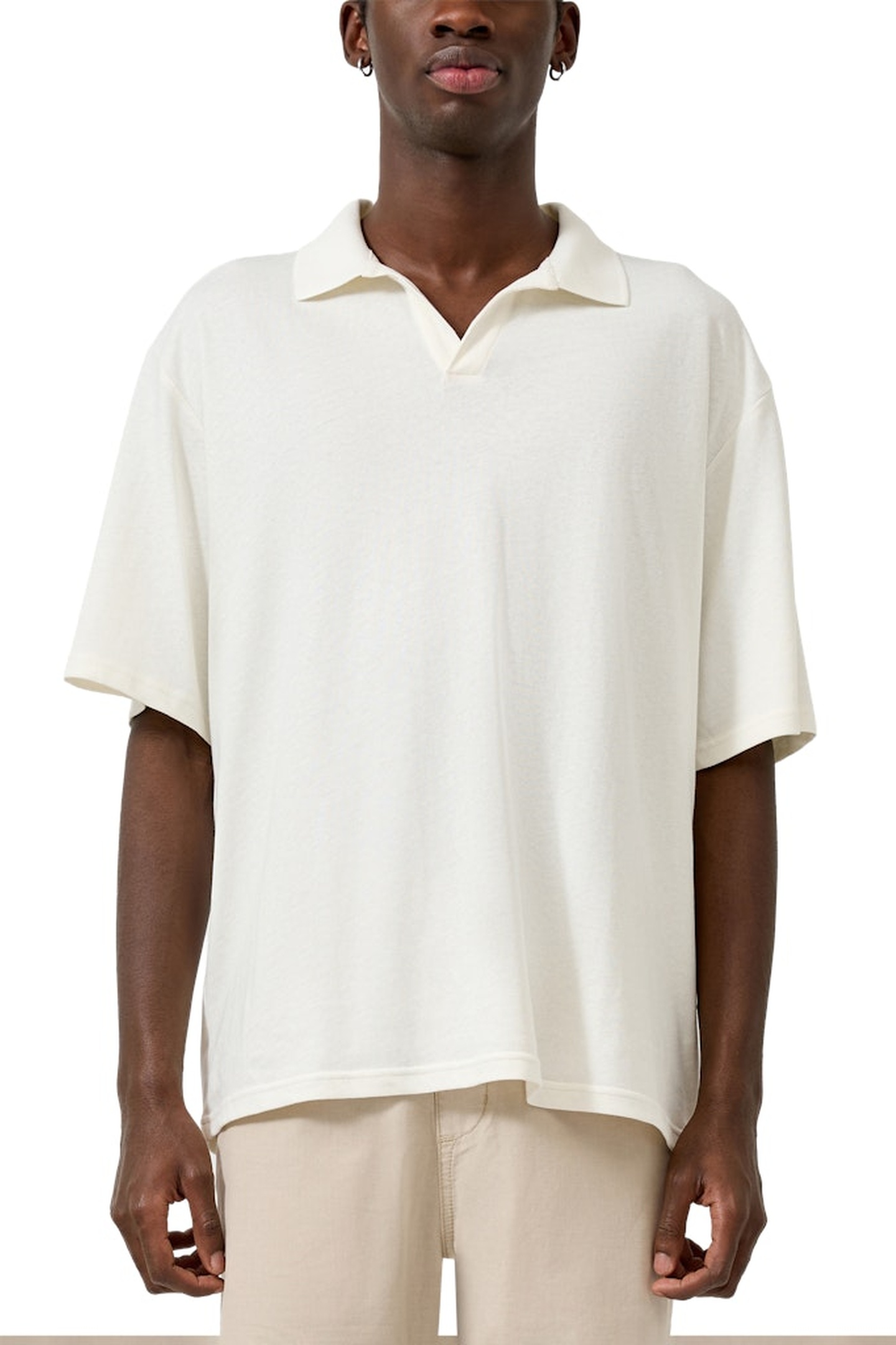 s.Oliver -qs Poloshirts White Maat: L | Basic T-Shirts Outlet | Heren | Wit