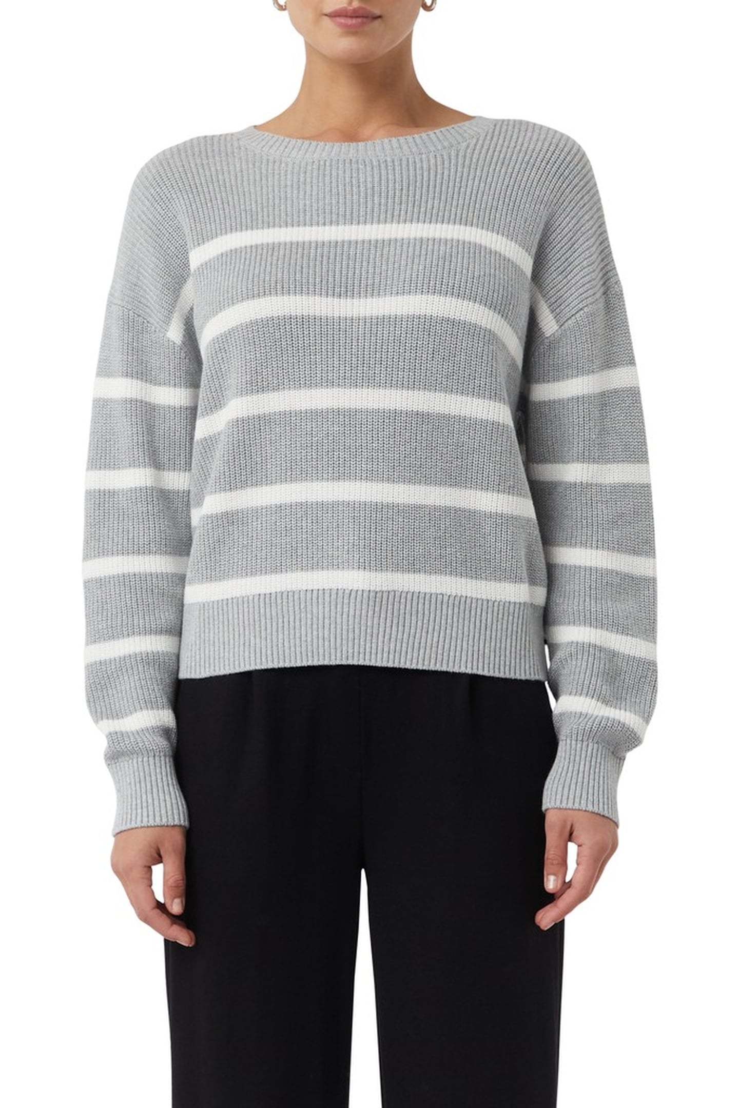 Comma  Pullover Grey Maat: S | Sweaters Outlet | Dames | Grijs