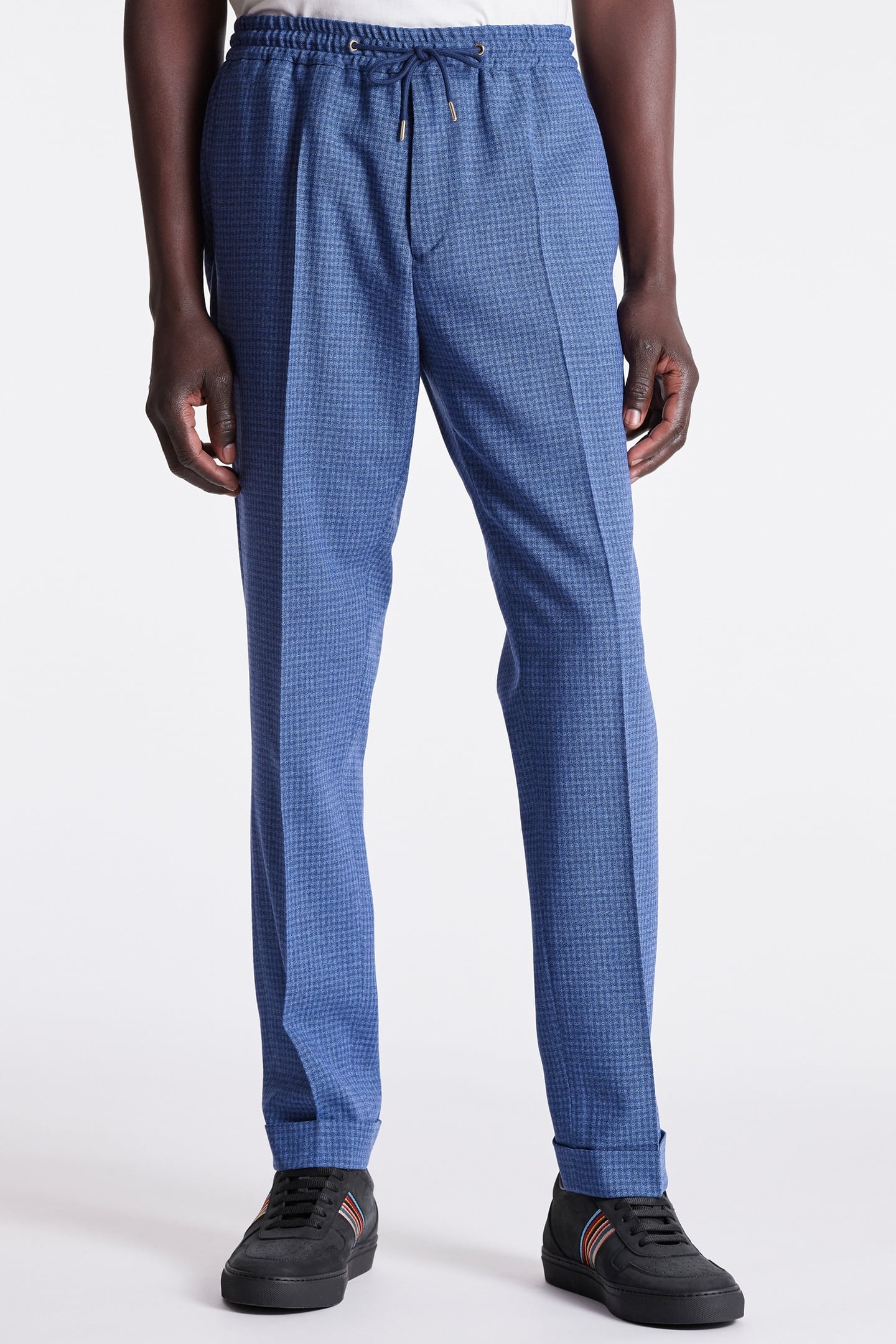 Paul Smith Mens Drawcord Trouser Cobalt Blue Size: W32 | Tailored Pants Outlet | Heren | Blauw