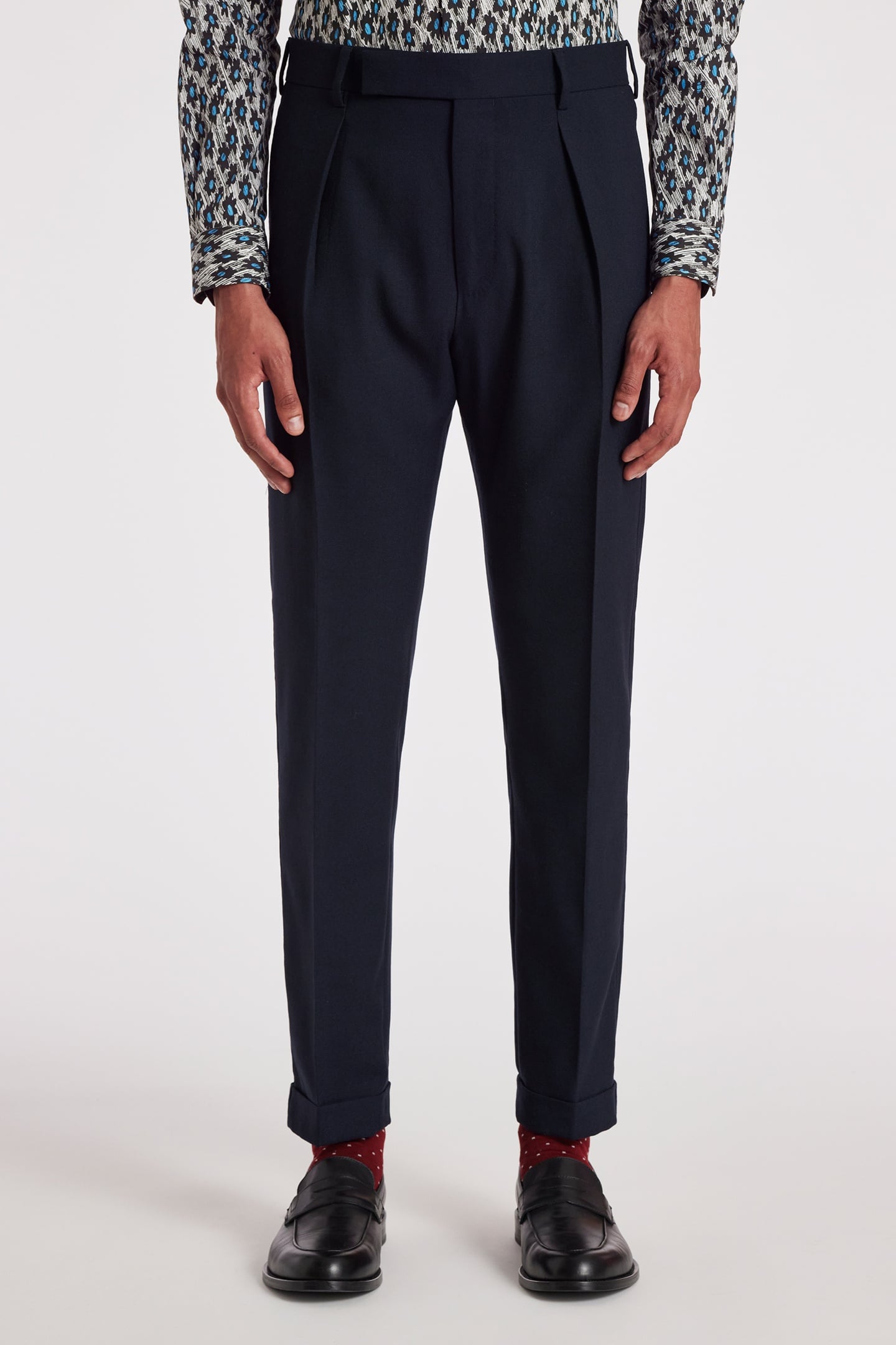 Paul Smith Gents Trouser Very Dark Navy Size: W30 | Tailored Pants Outlet | Heren | Blauw