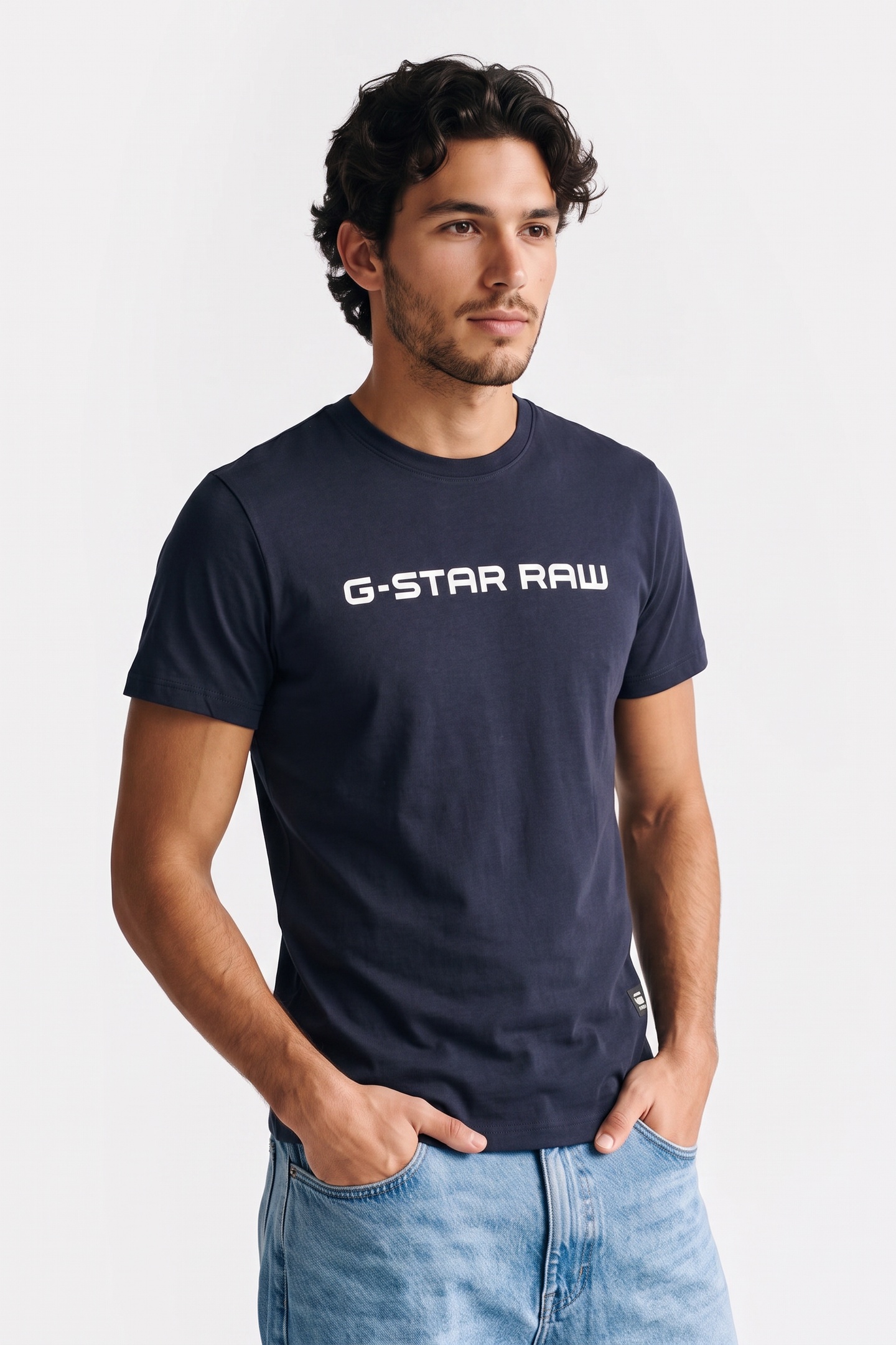 G-Star  Raw Slim T-shirt Salute Taglia: M | Magliette basic Outlet | Uomo