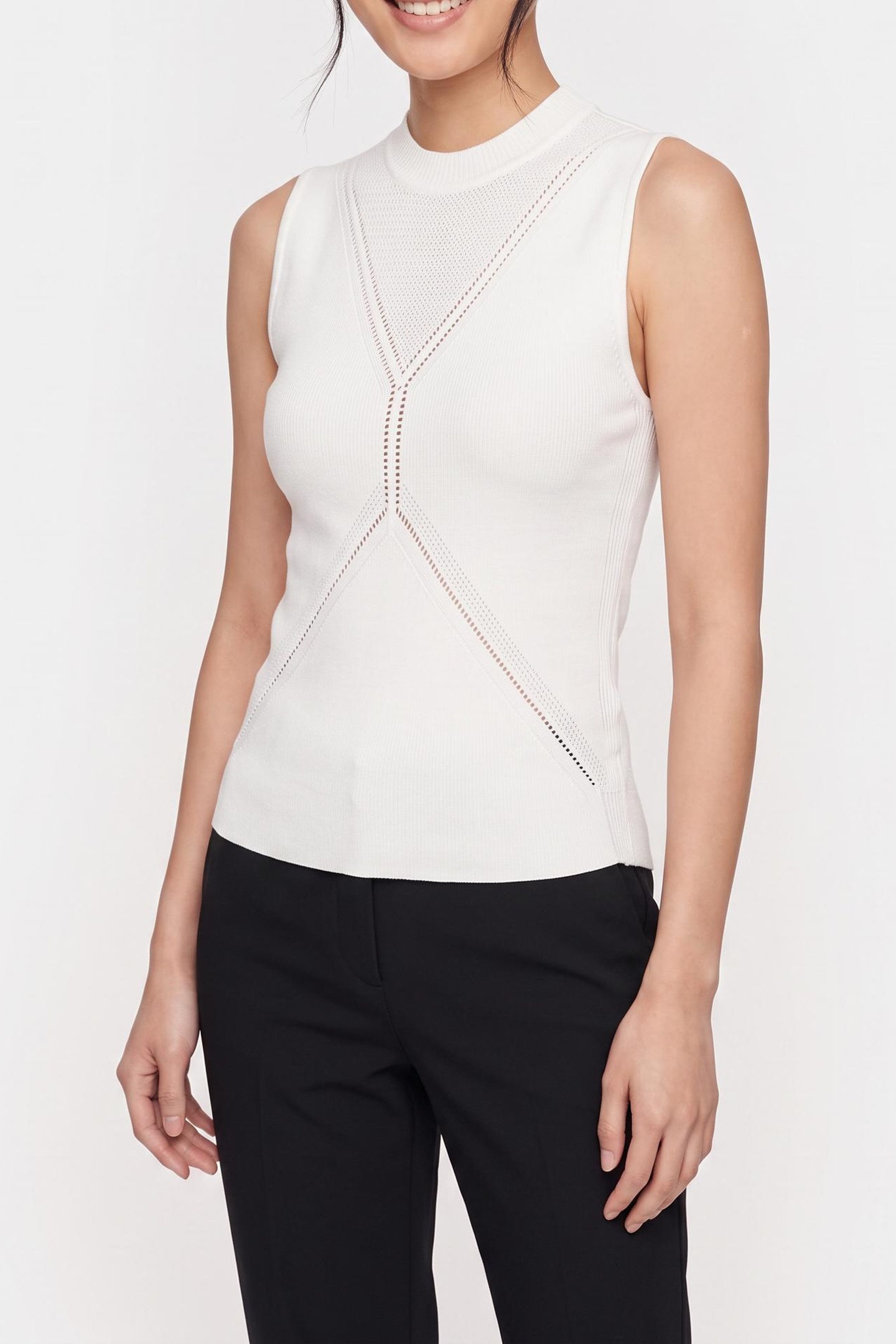 GUESS Courtney Sl Swtr Top White Peaks Taglia: XS | Maglioni a maglia Outlet | Donna | Bianco