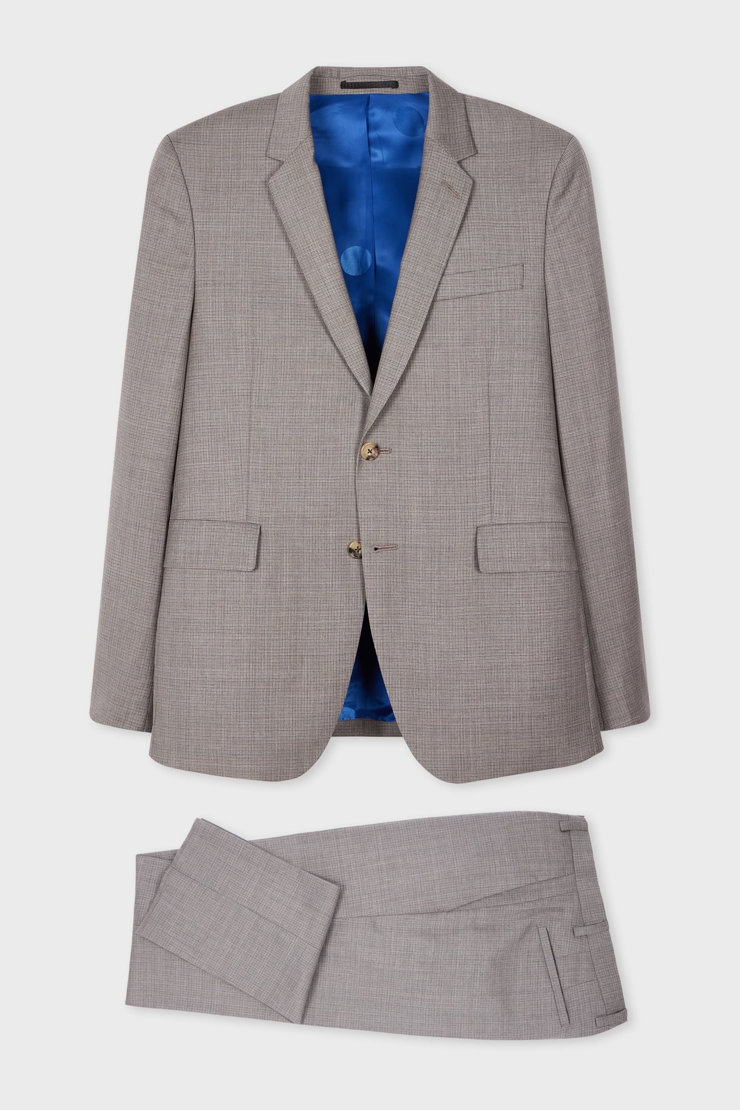Paul Smith Mens Slim Fit 2 Button Suit Grey Melange Size: 48 | Blazers Outlet | Heren | Grijs