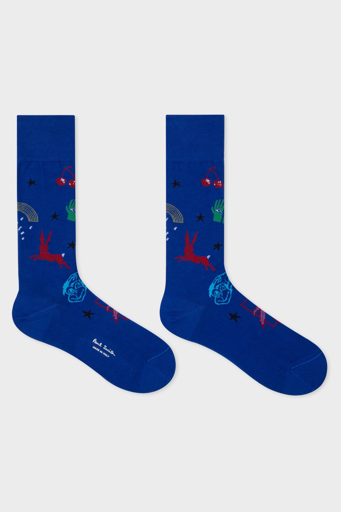 Paul Smith Men Sock Dreamscape Cobalt Blue Size: OS | Socks Outlet | Heren | Blauw
