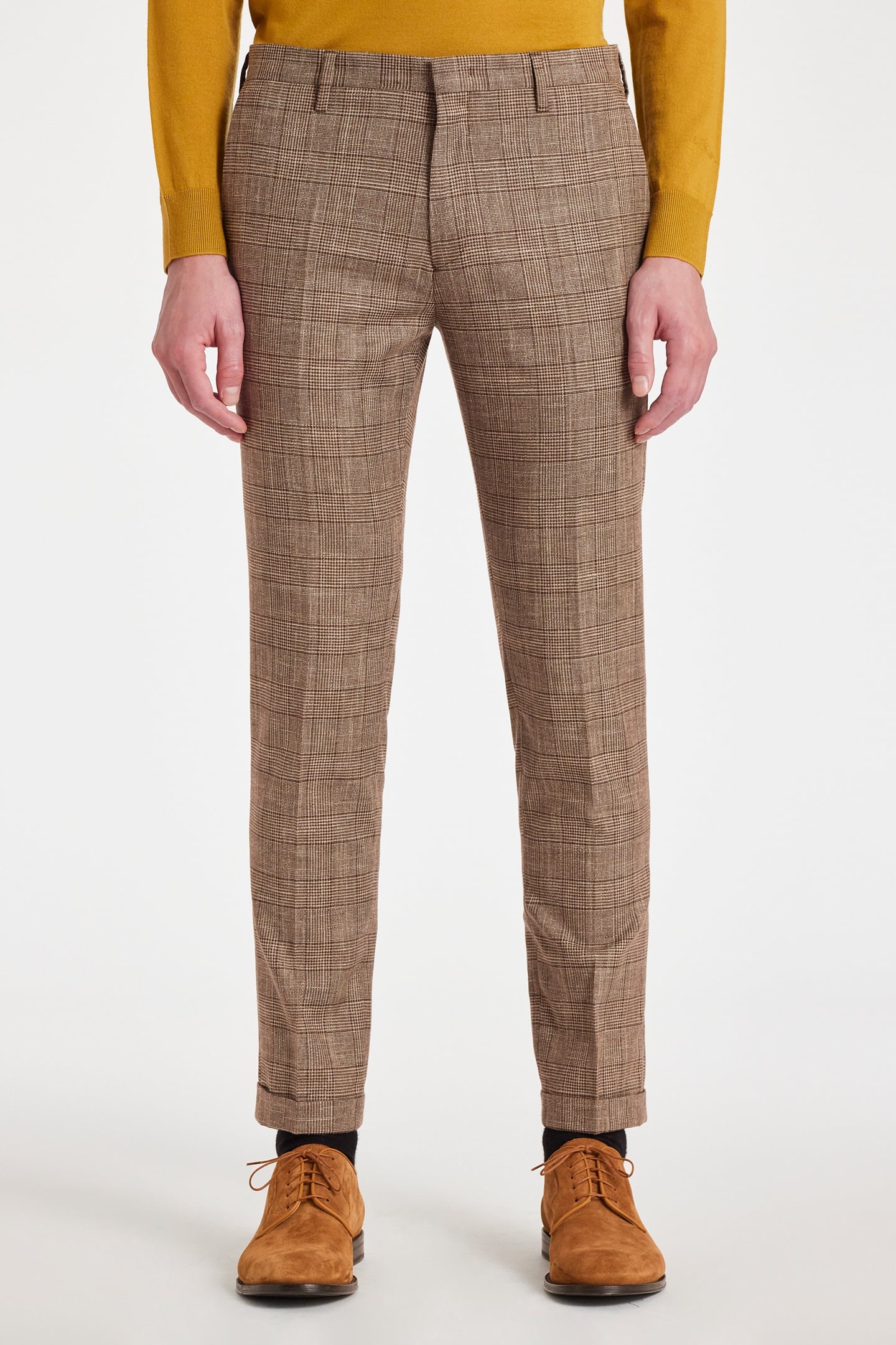 Paul Smith Mens Trouser Brown Maat: W30 | Tailored Broeken Outlet | Heren | Bruin