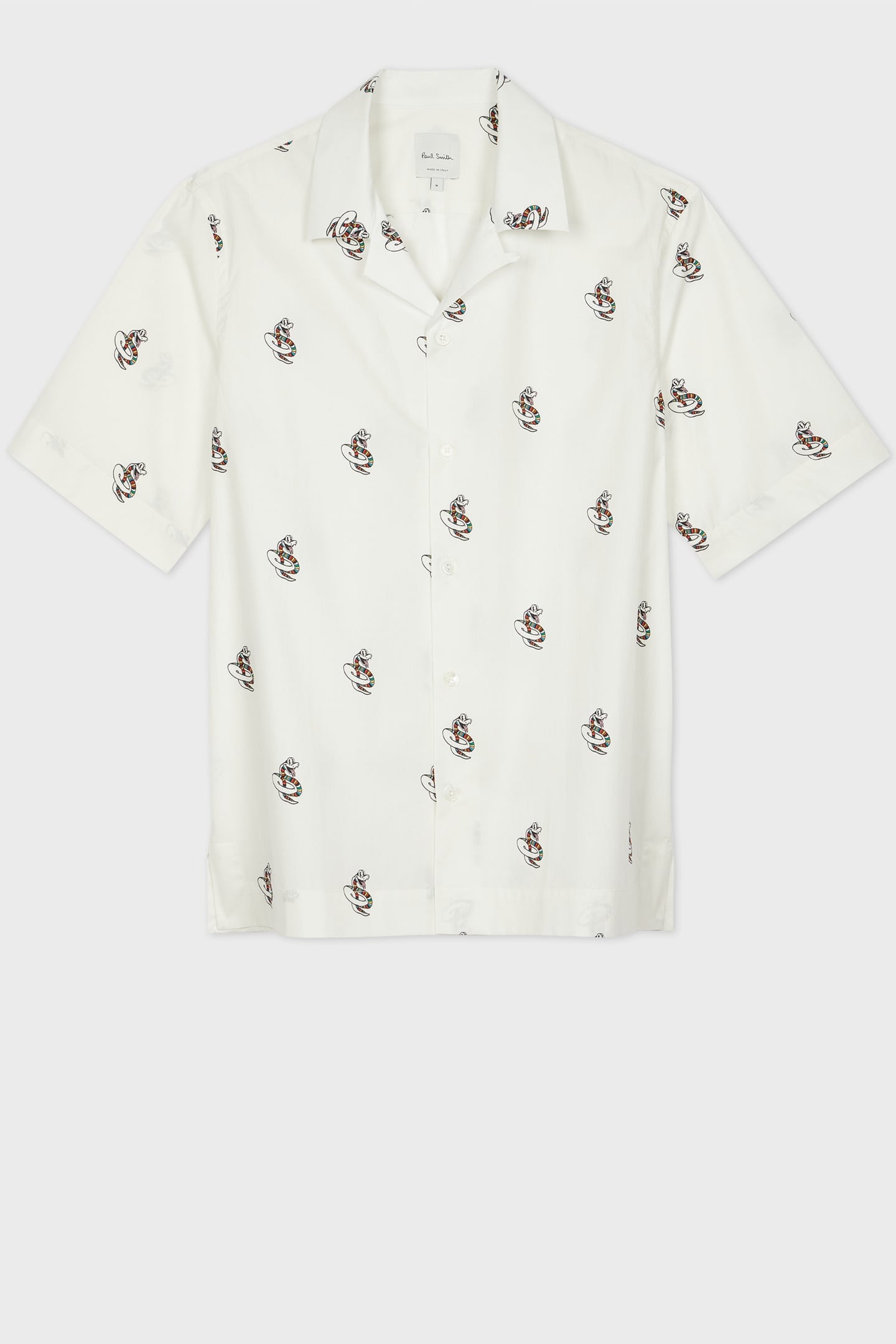 Paul Smith Mens S/s Regular Fit Shirt White Größe: S | Casual hemden Outlet | Herren | Weiß