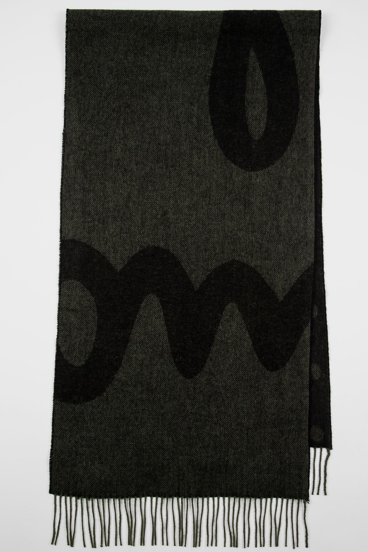 Paul Smith Men Scarf Pauls Logo Bottle Green Size: OS | Scarves & Gloves Outlet | Heren | Groen