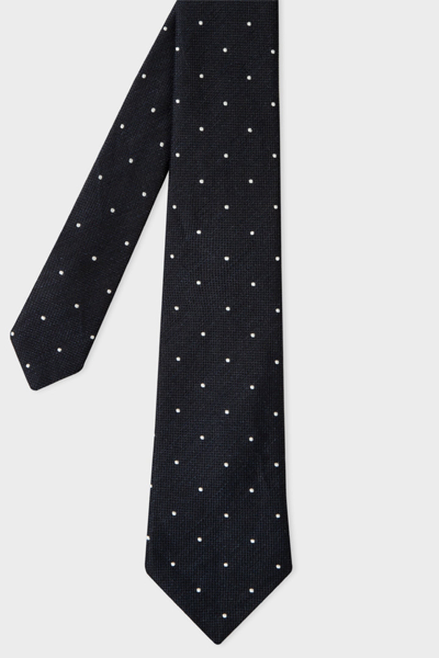 Paul Smith Men Tie Mini Spot Black Size: 8 | Ties Outlet | Heren | Zwart