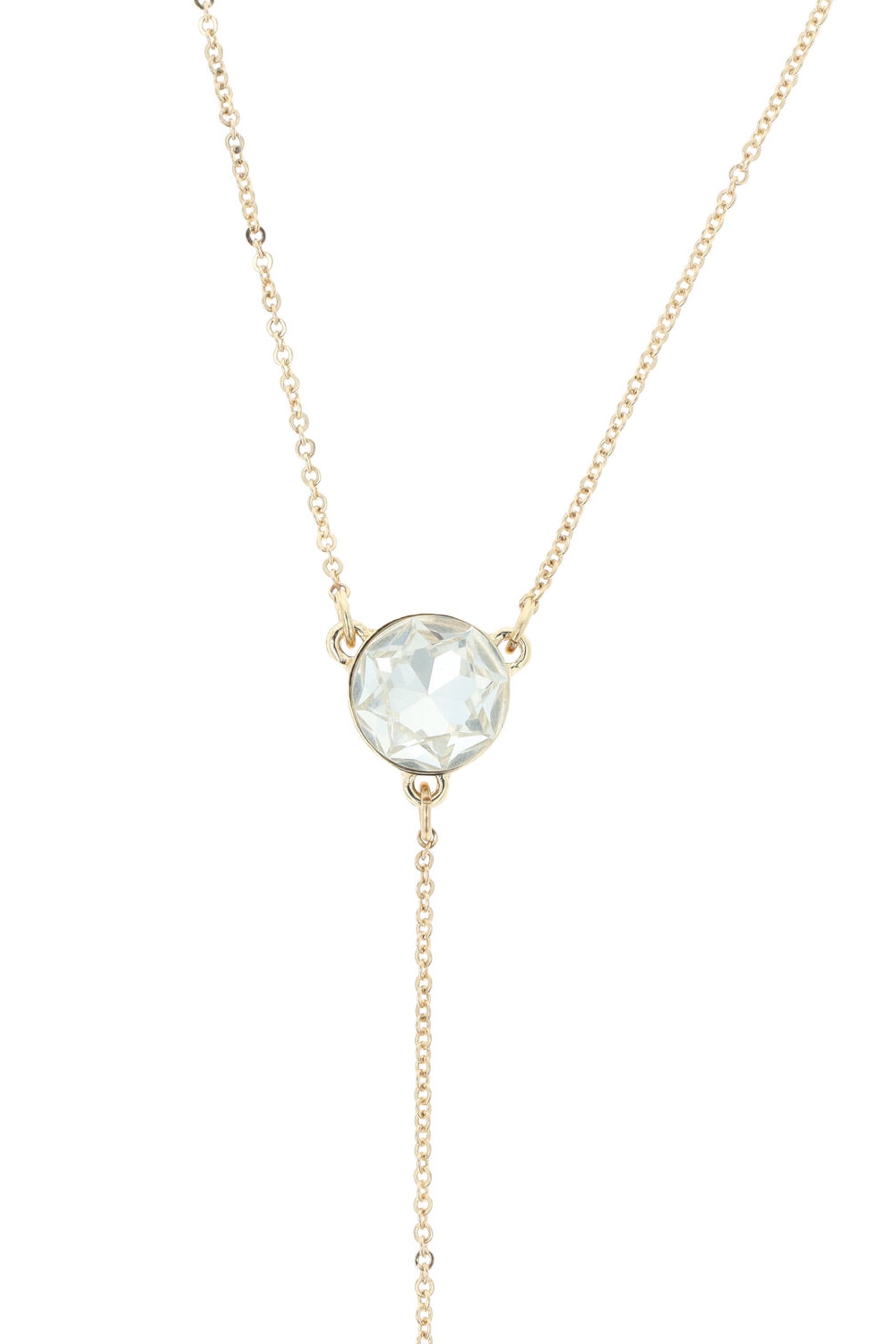 OTAZU Golden Ankle Chain With Crystals Crystal Taglia: OS | Braccialetti Outlet | Donna | Bianco
