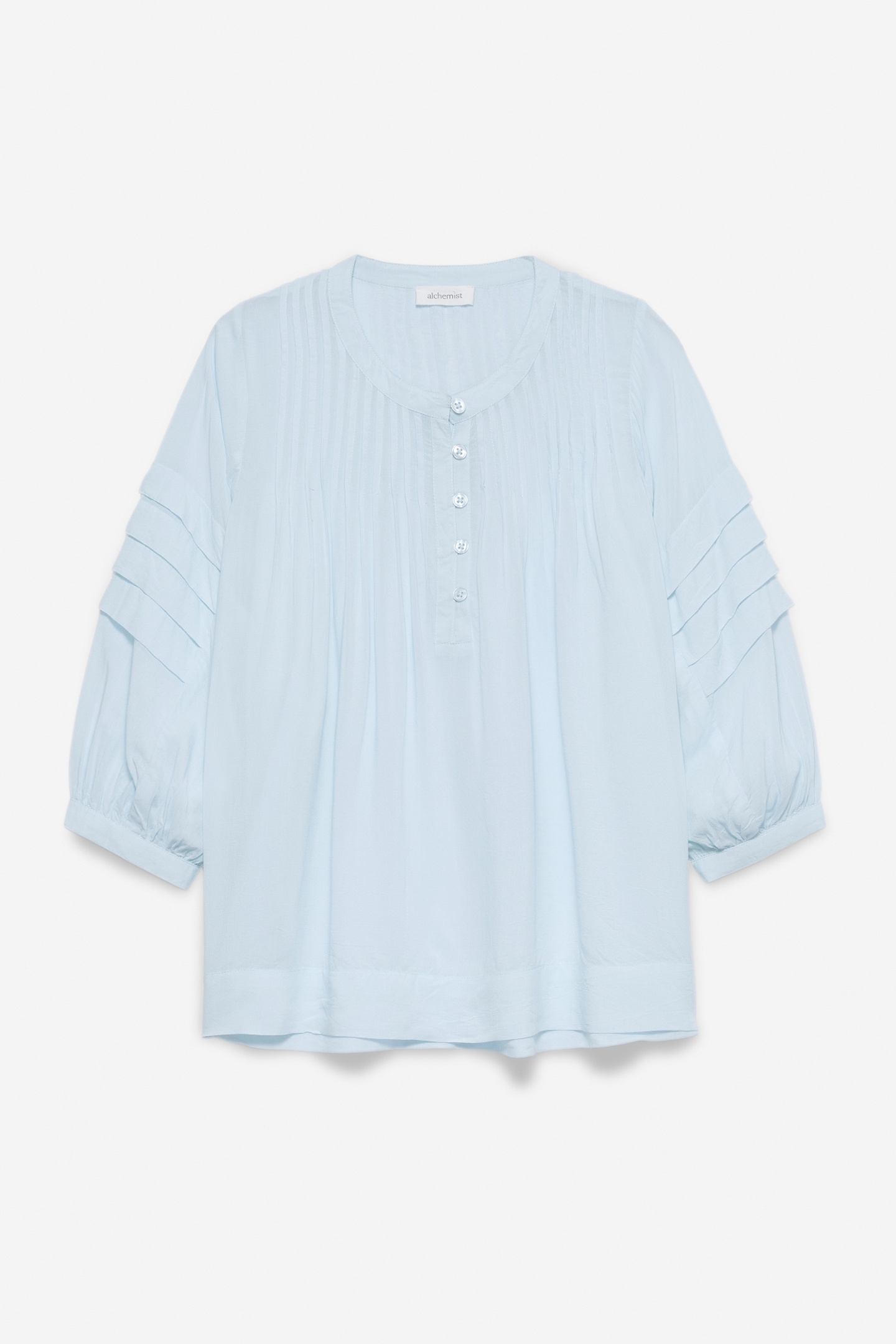Alchemist Top Freya Faded Blue Maat: 42 | Longsleeves Outlet | Dames | Blauw