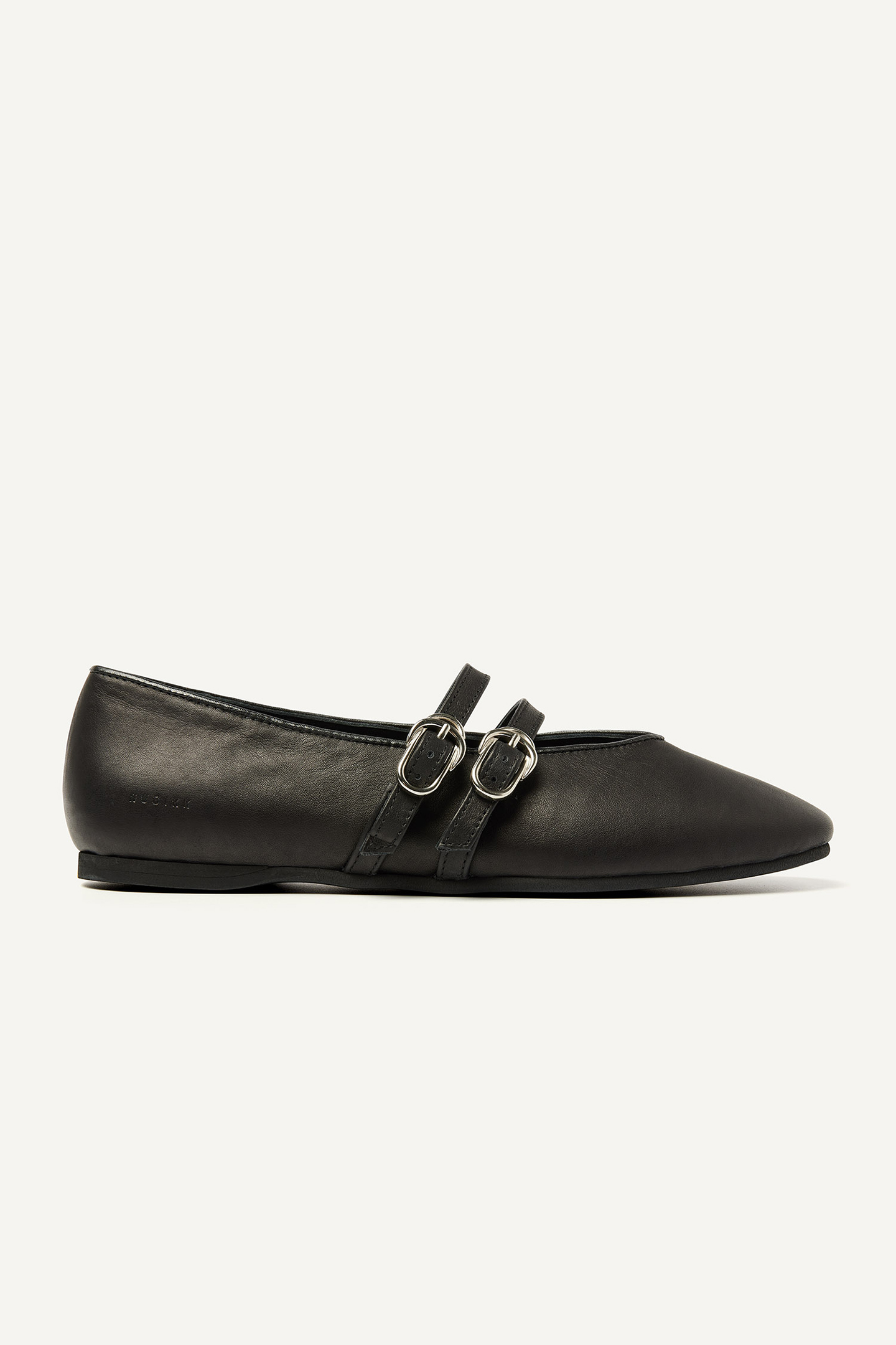 Nubikk Gisele Grace Black Leather Maat: 36 | Instappers Outlet | Dames | Zwart