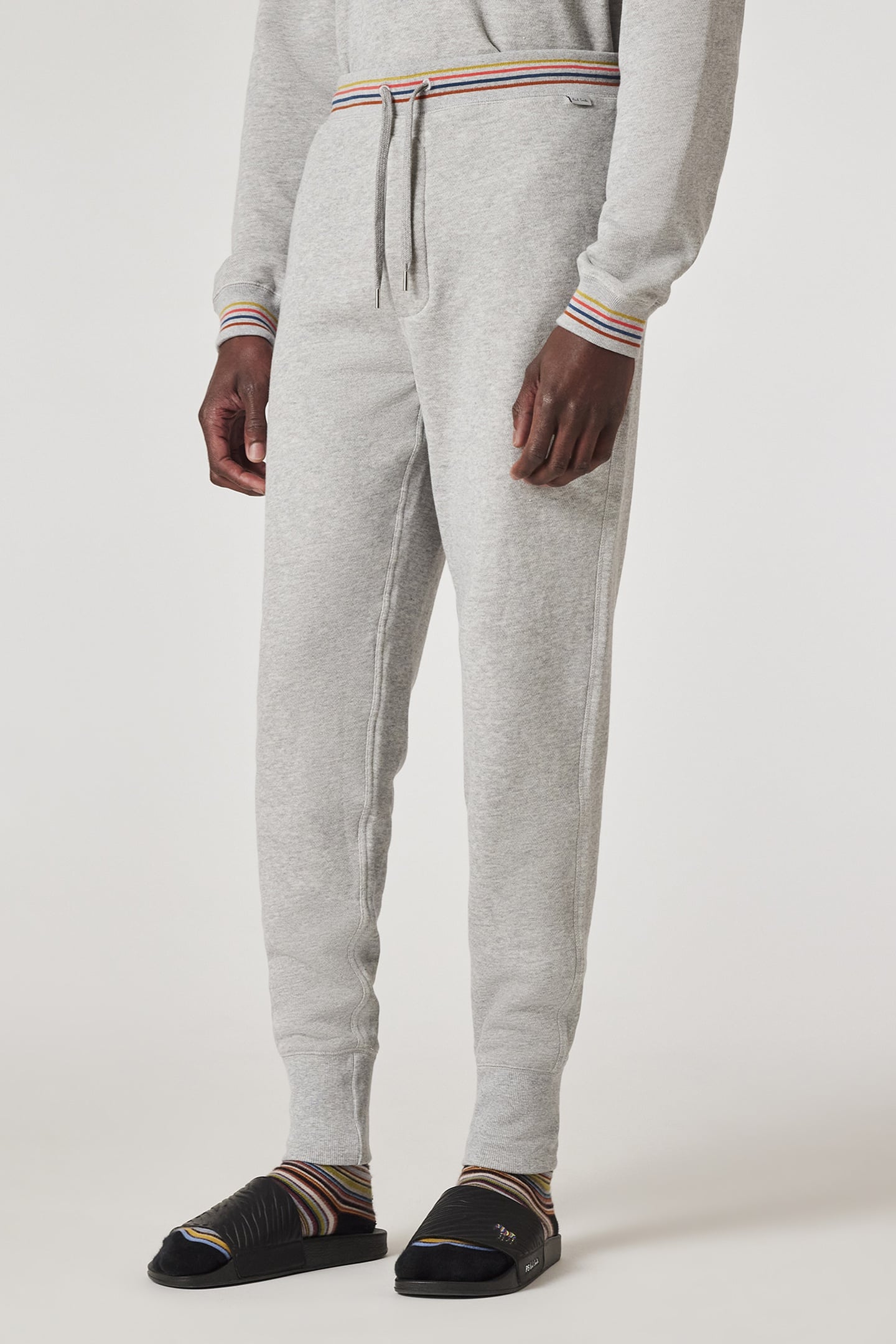 Paul Smith Men Pant Artist Rib Grey Size: L | Sweatpants Outlet | Heren | Grijs