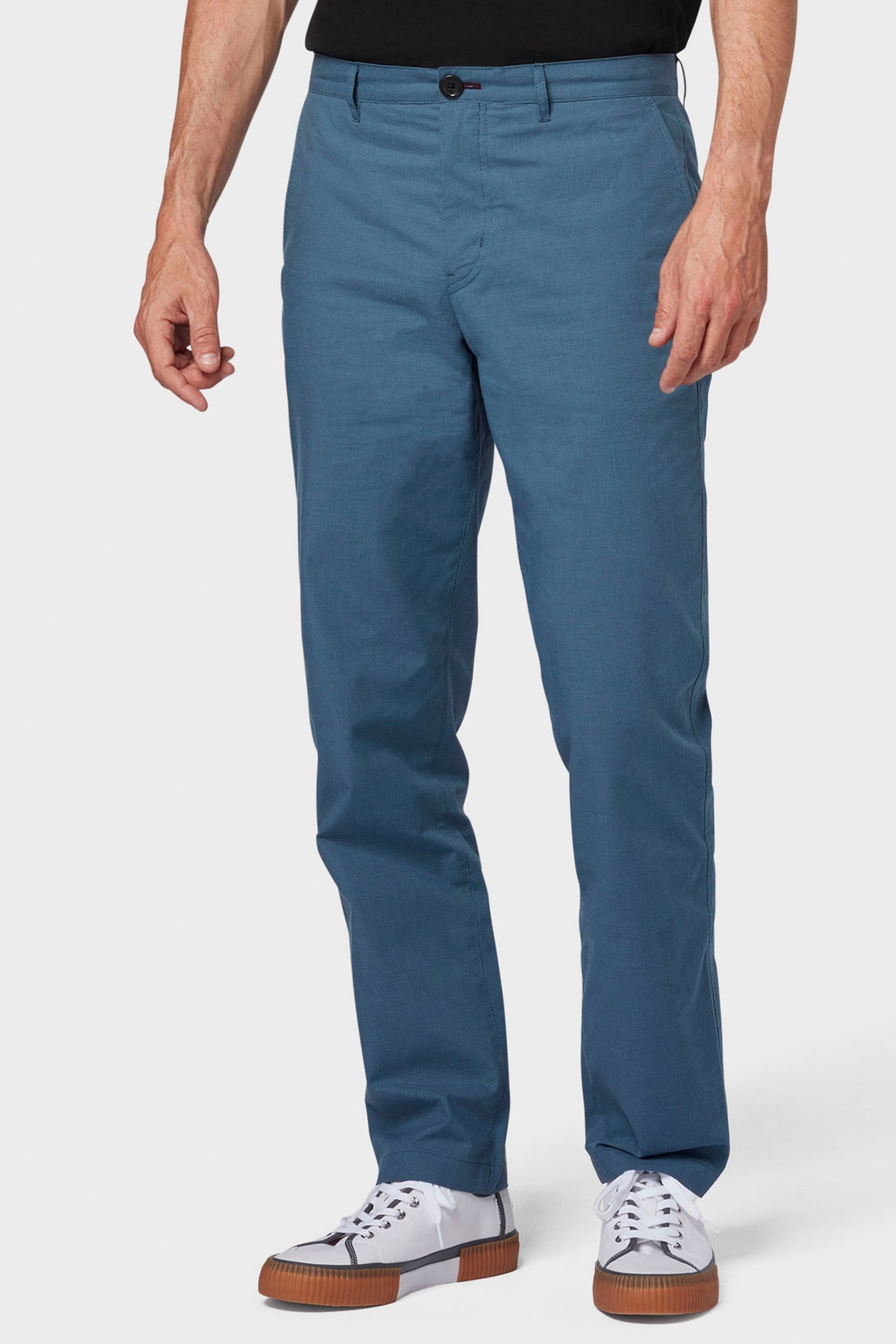 Paul Smith Mens Mid Fit Chino Greyish Blue Size: W33 L | Chinos Outlet | Heren | Blauw