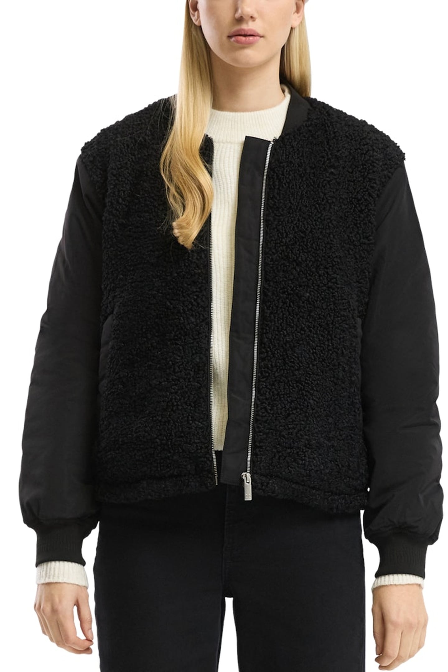 s.Oliver -qs Jackets Outdoor Black Maat: S | Winterjassen Outlet | Dames | Zwart