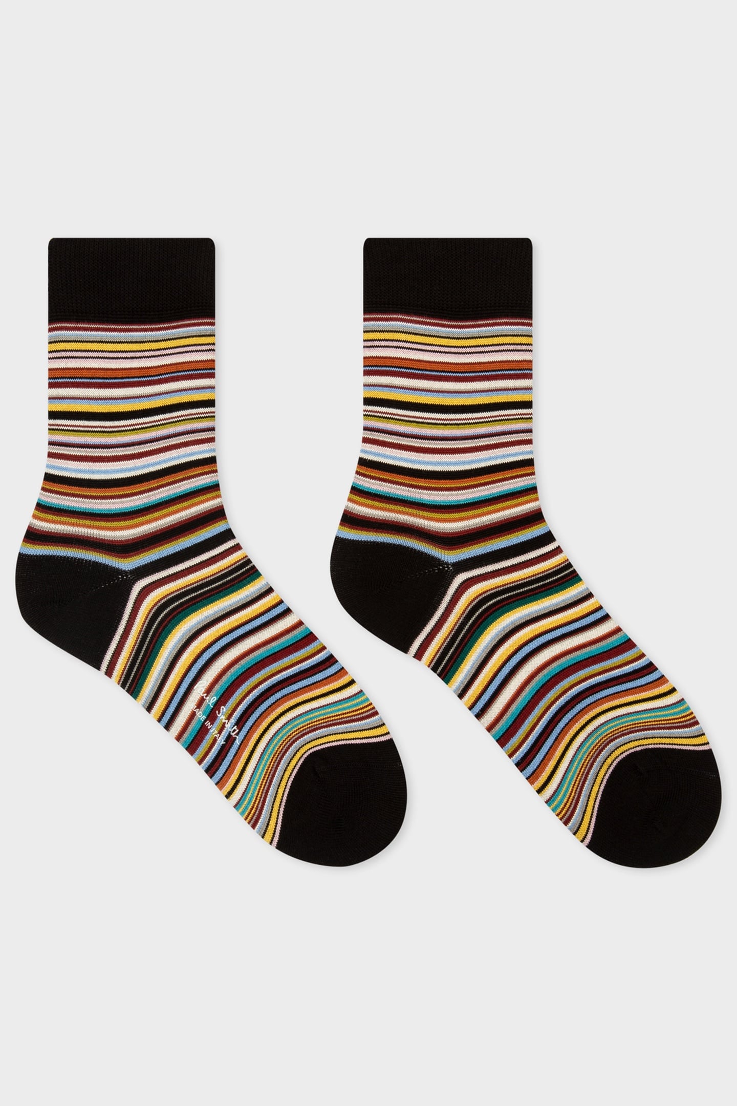 Paul Smith Women Sock 3 Pack Signtre Multi Coloured Maat: OS | Slipjes Outlet | Dames | Zwart