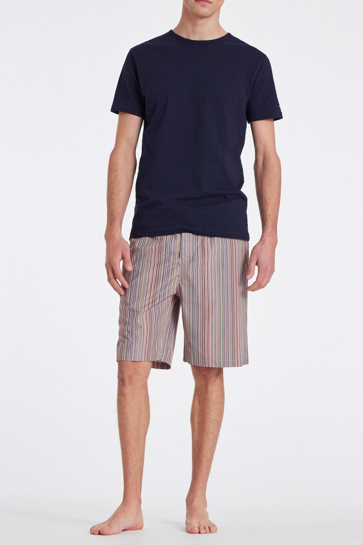 Paul Smith Men Pyjama Short Signtr Multi Coloured Maat: M | Korte Broeken Outlet | Heren | Blauw