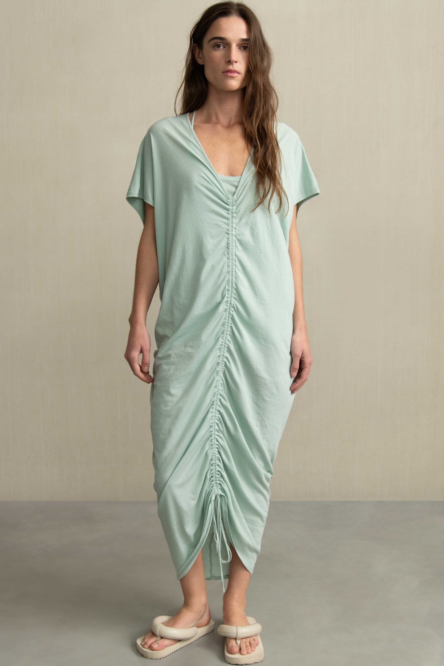 Humanoid Blake Aqua Maat: XS | Midi Jurken Outlet | Dames | Blauw