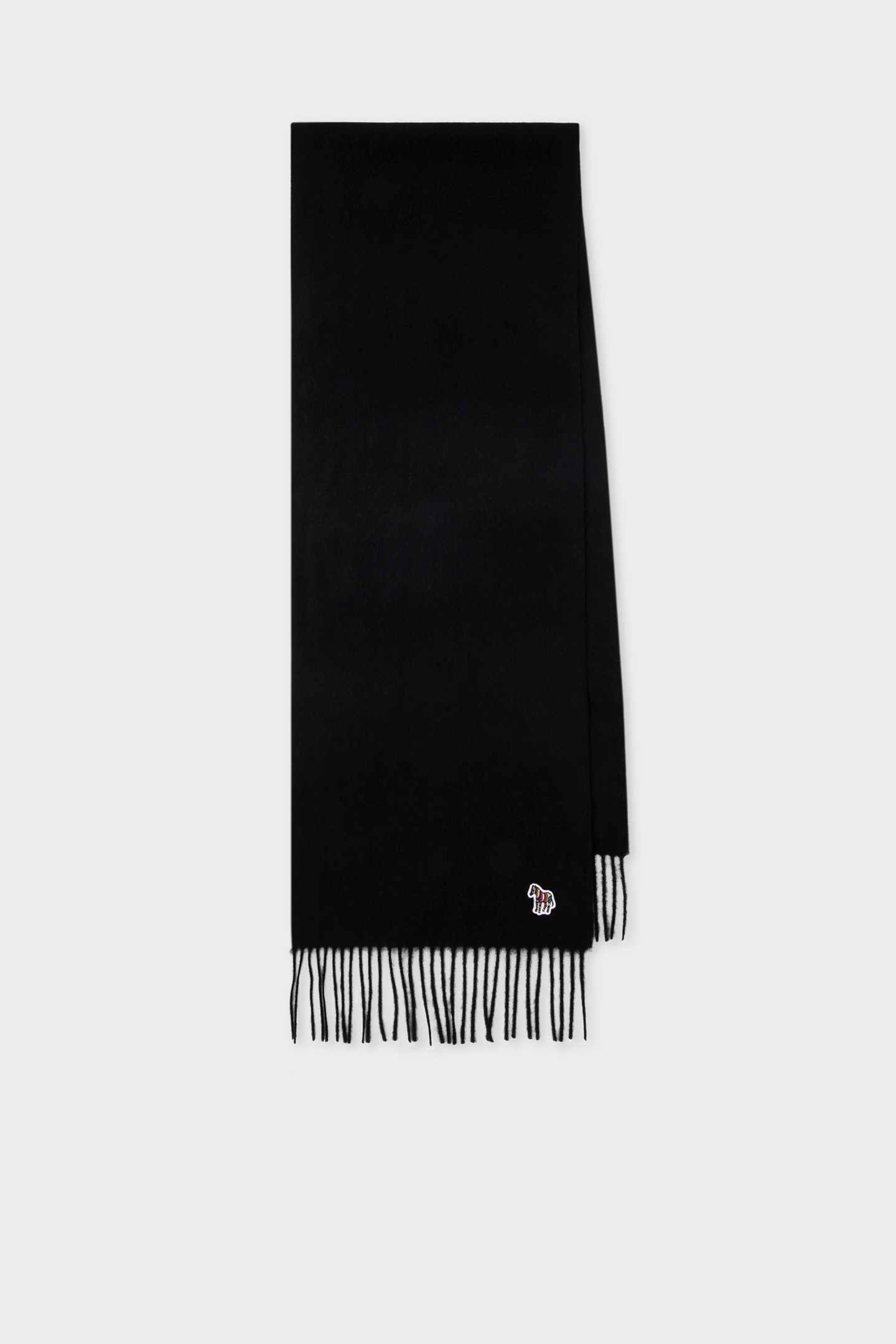 Paul Smith Men Scarf Ps Zebra Black Size: OS | Scarves & Gloves Outlet | Heren | Zwart