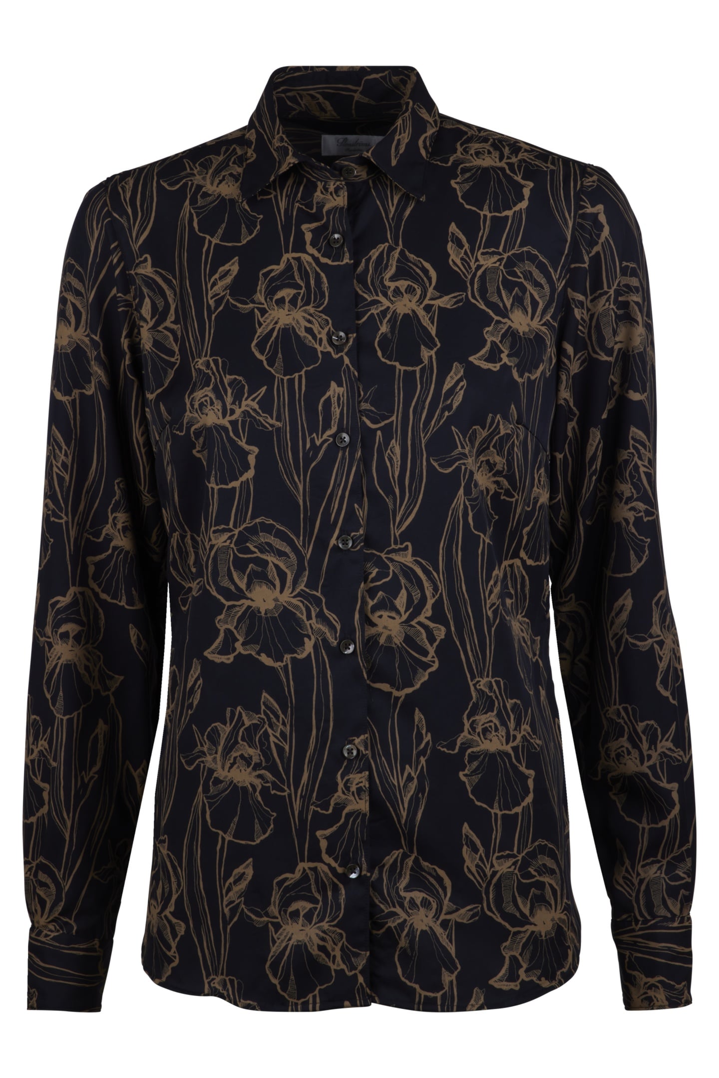 Stenströms Sofie,shirt Black Pattern Maat: 34 | Longsleeves Outlet | Dames | Zwart