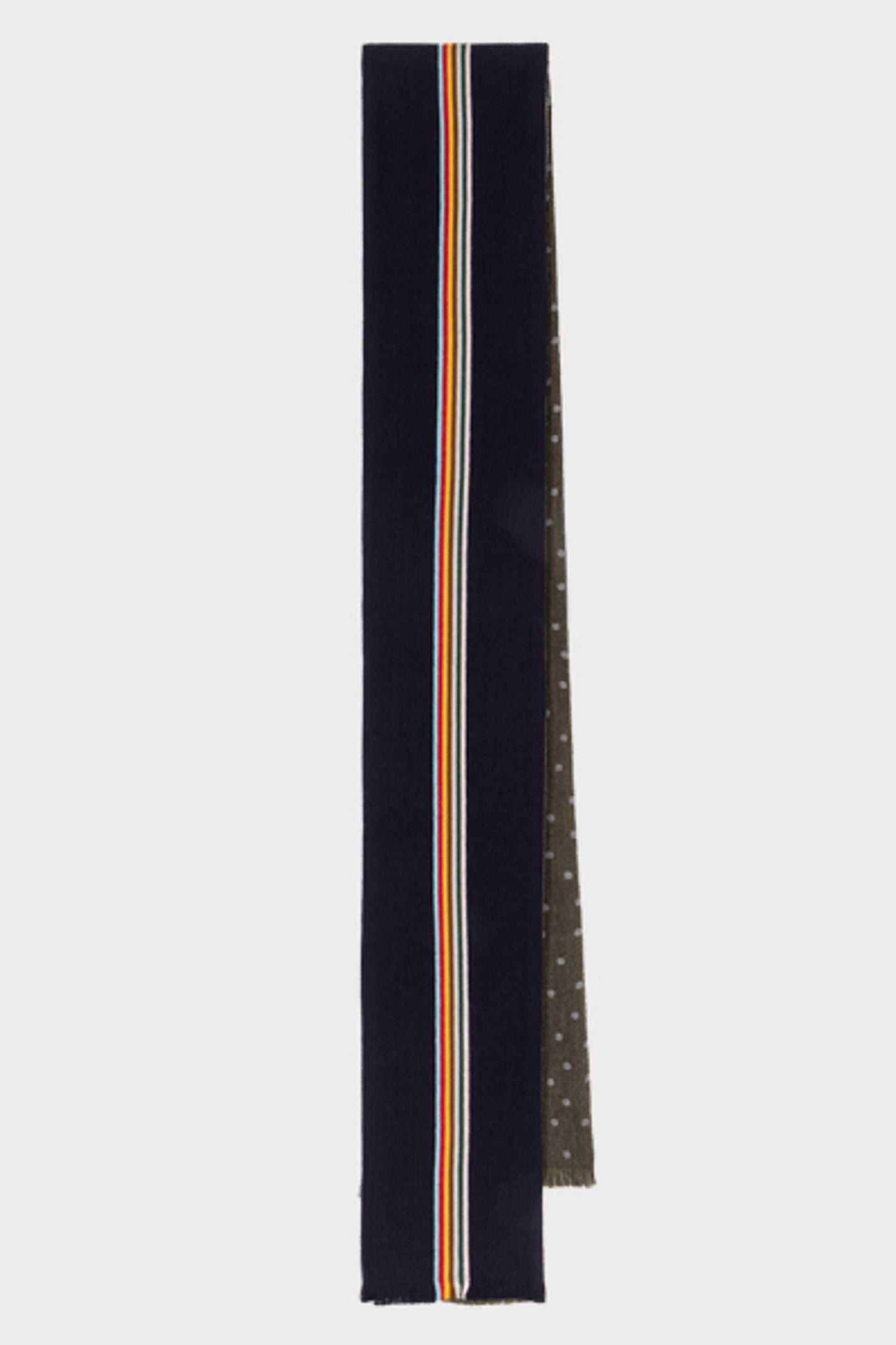 Paul Smith Men Scarf Skinny Signtr Navy Size: OS | Scarves & Gloves Outlet | Heren | Blauw