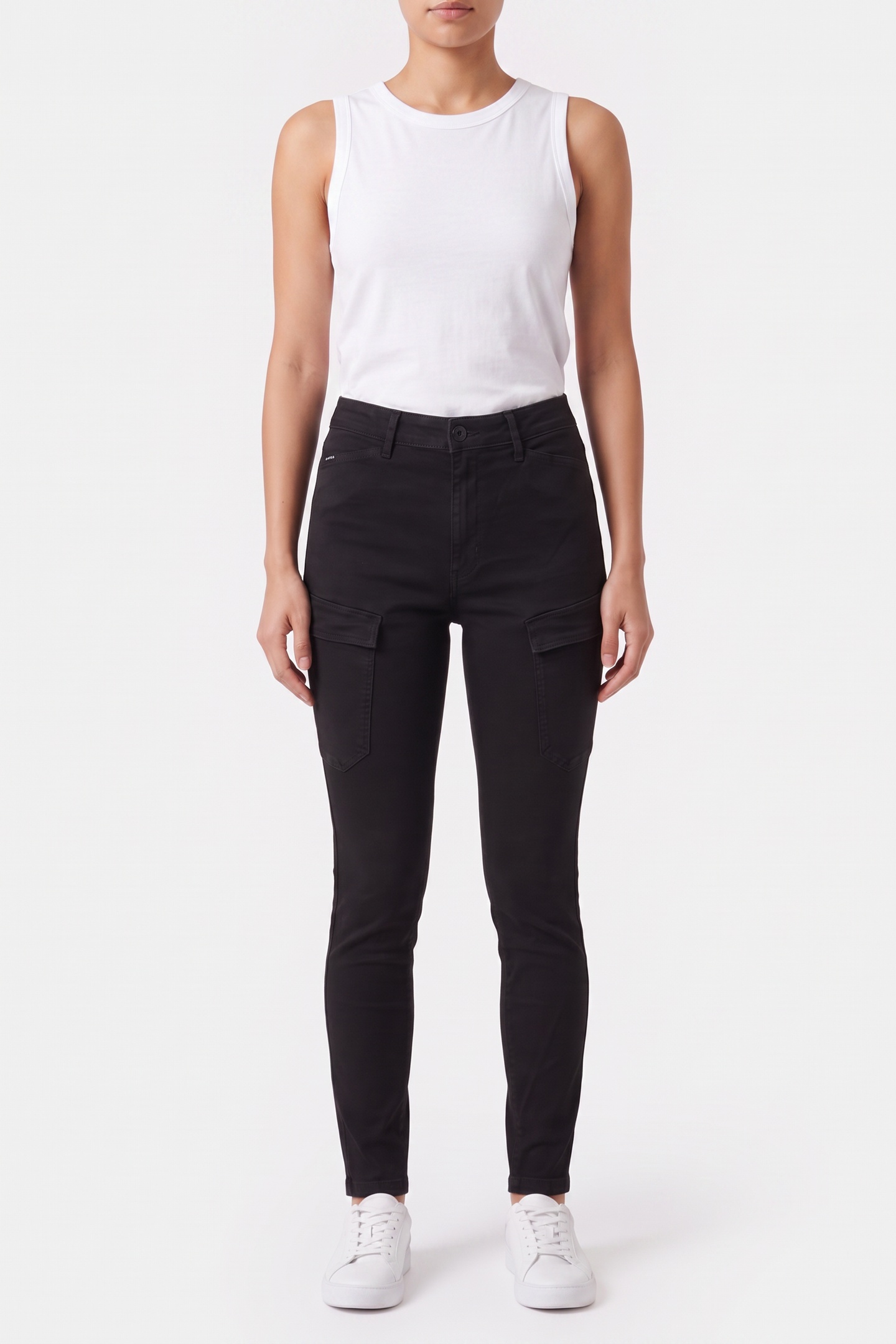 G-Star Kafey Cargo Ultra High Skinny Black Taglia: W25L30 | Pantaloni cargo Outlet | Donna | Nero