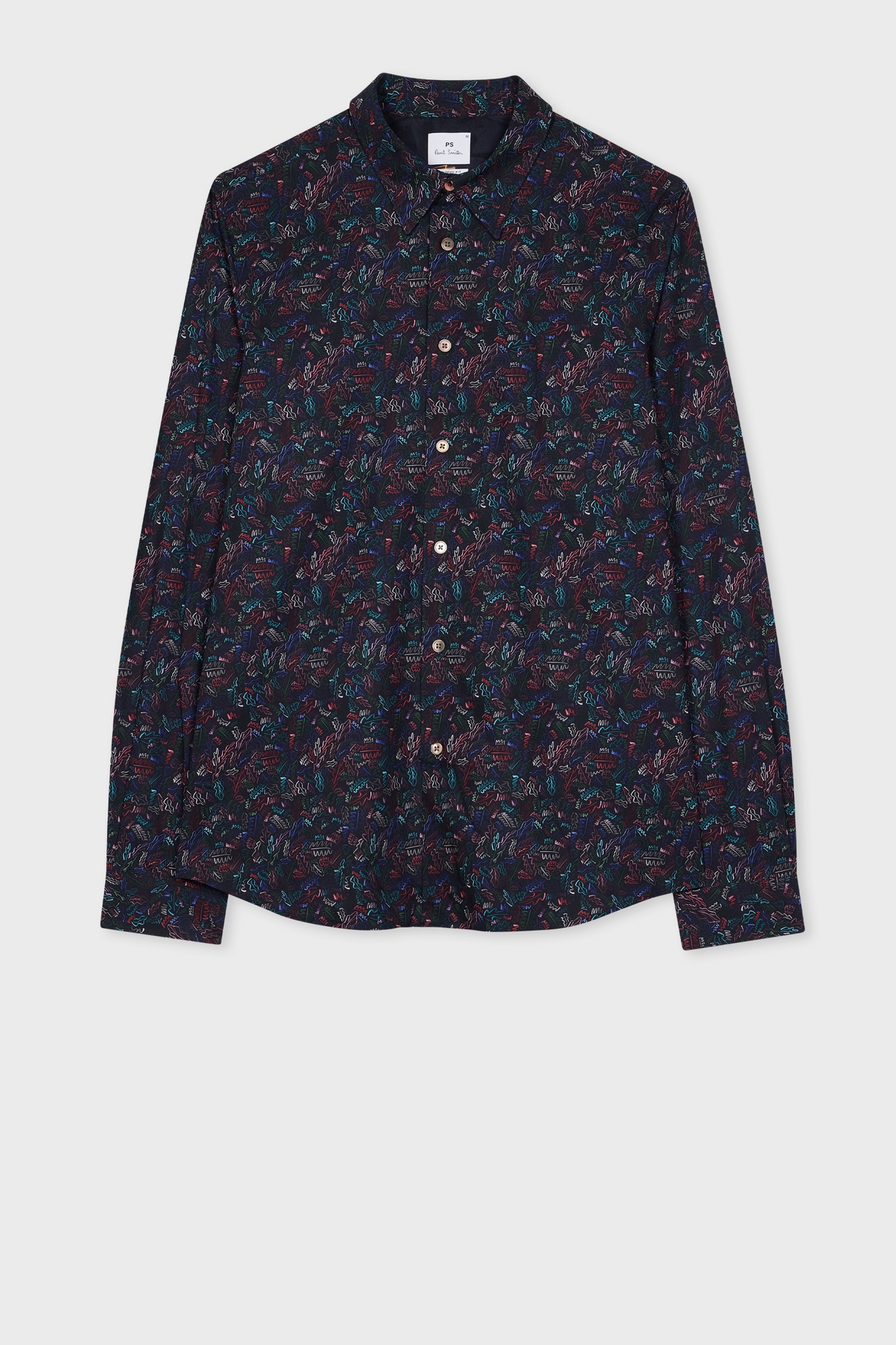 Paul Smith Mens Ls Tailored Fit Shirt Black Maat: XXL | Casual Overhemden Outlet | Heren | Zwart