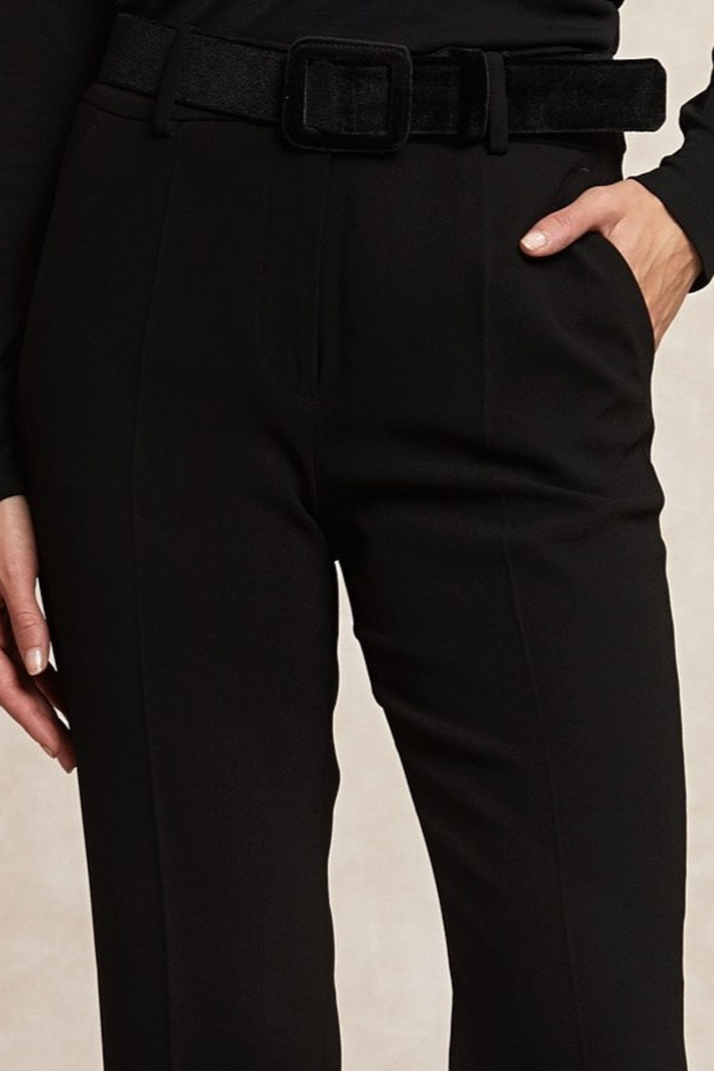 River Woods Classic Pant Crepe Black Maat: 38 | Pantalons Outlet | Dames | Zwart