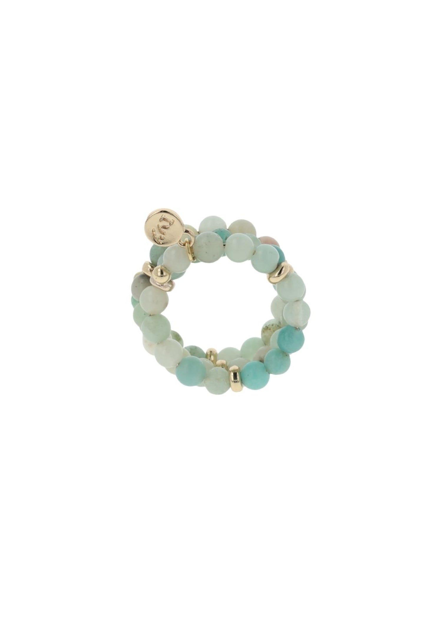 OTAZU Marble Ring Green Maat: OS | Ringen Outlet | Dames | Goud