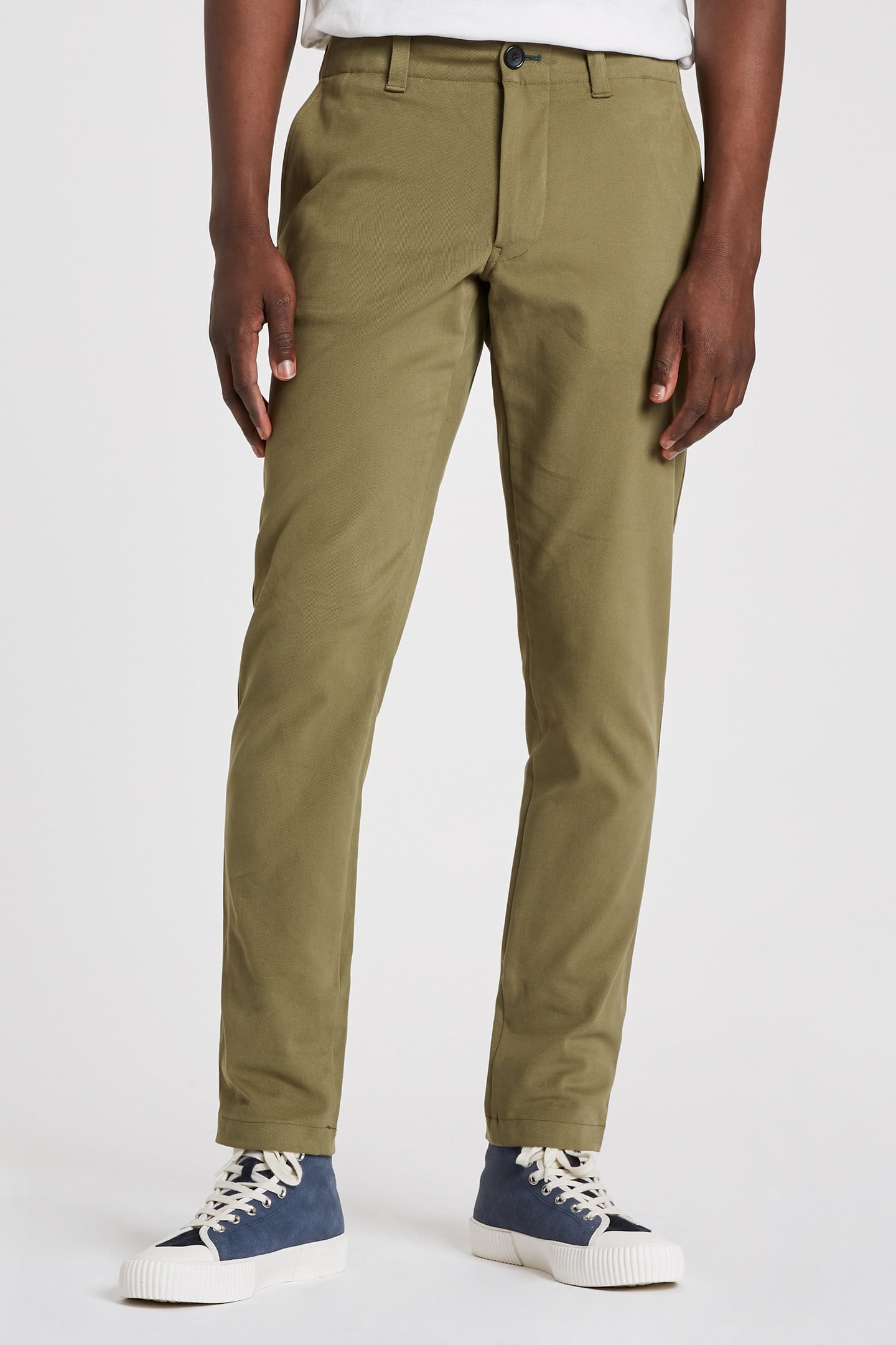 Paul Smith Mens Tapered Fit Chino Happy Military Green Size: W32 R | Chinos Outlet | Heren | Bruin