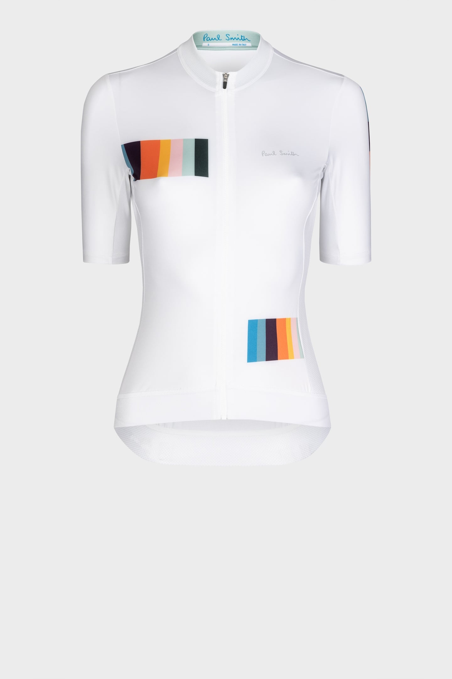 Paul Smith Womens Cycle Jersey S/s Artist Block White Size: L | Sports Tops Outlet | Dames | Wit