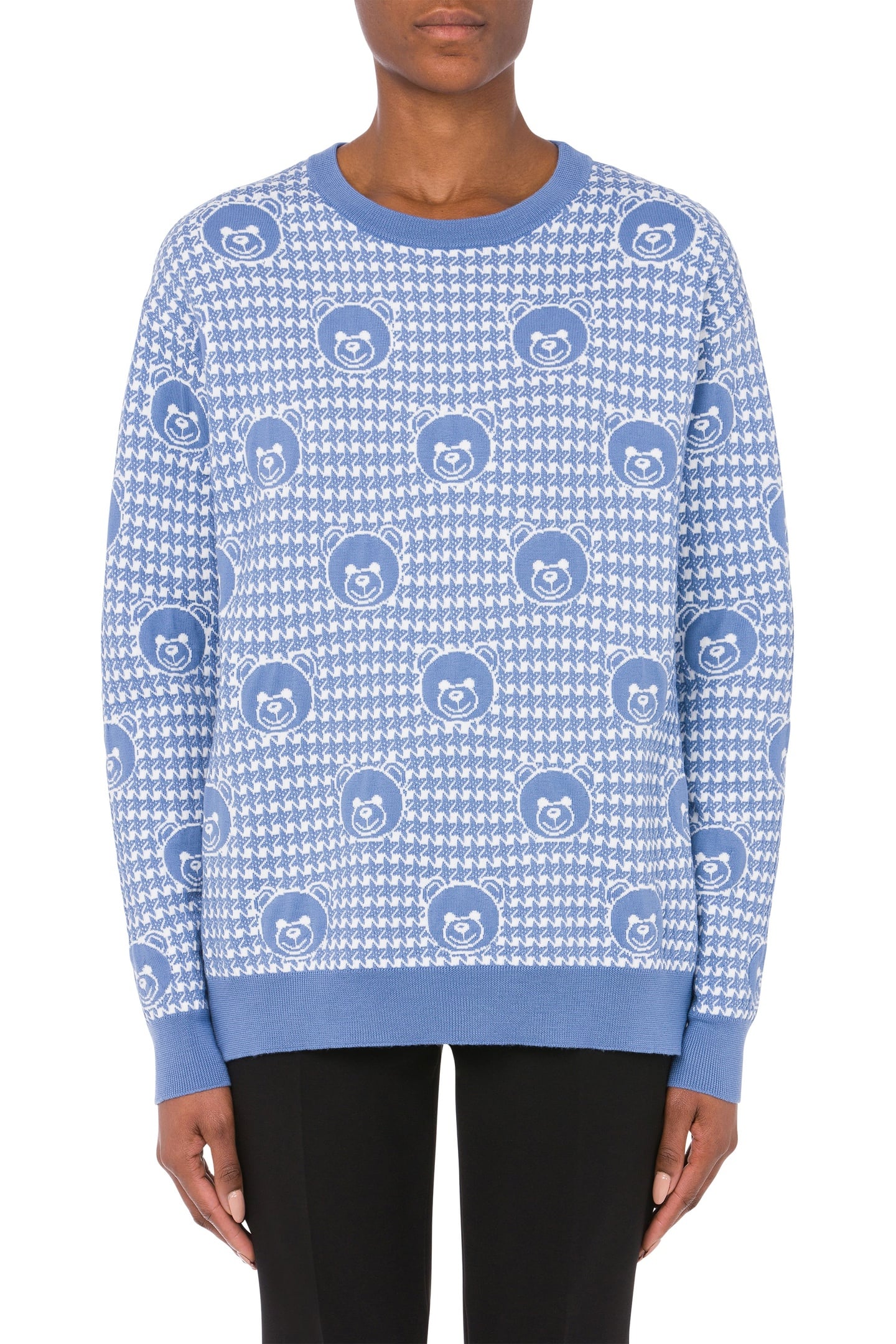 Moschino Knitwear Blue Maat: L | Sweaters Outlet | Dames | Blauw