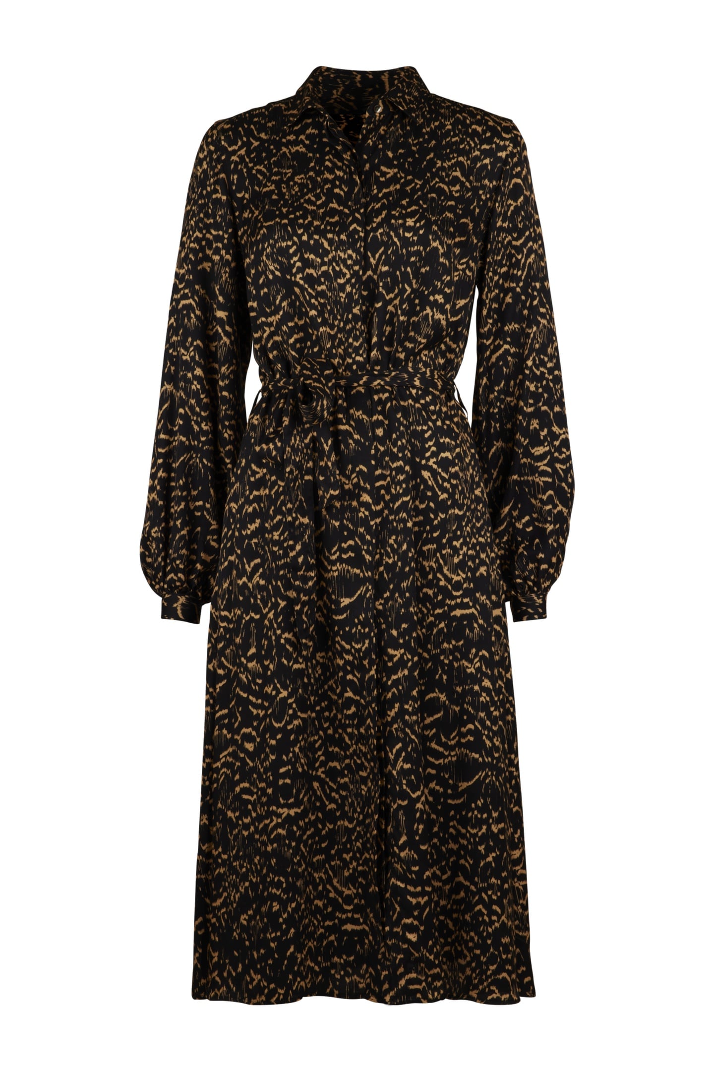 Stenströms Filippa Dress Black Pattern Größe: XS | Blusenkleider Outlet | Damen | Schwarz