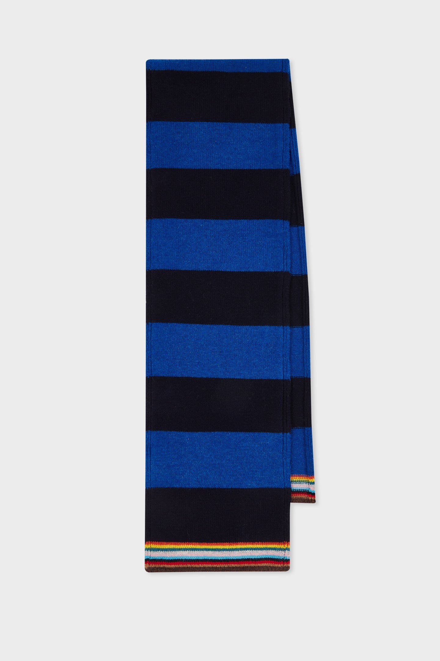 Paul Smith Men Scarf Sig Block Strpe Navy Maat: OS | Handschoenen Outlet | Heren | Blauw